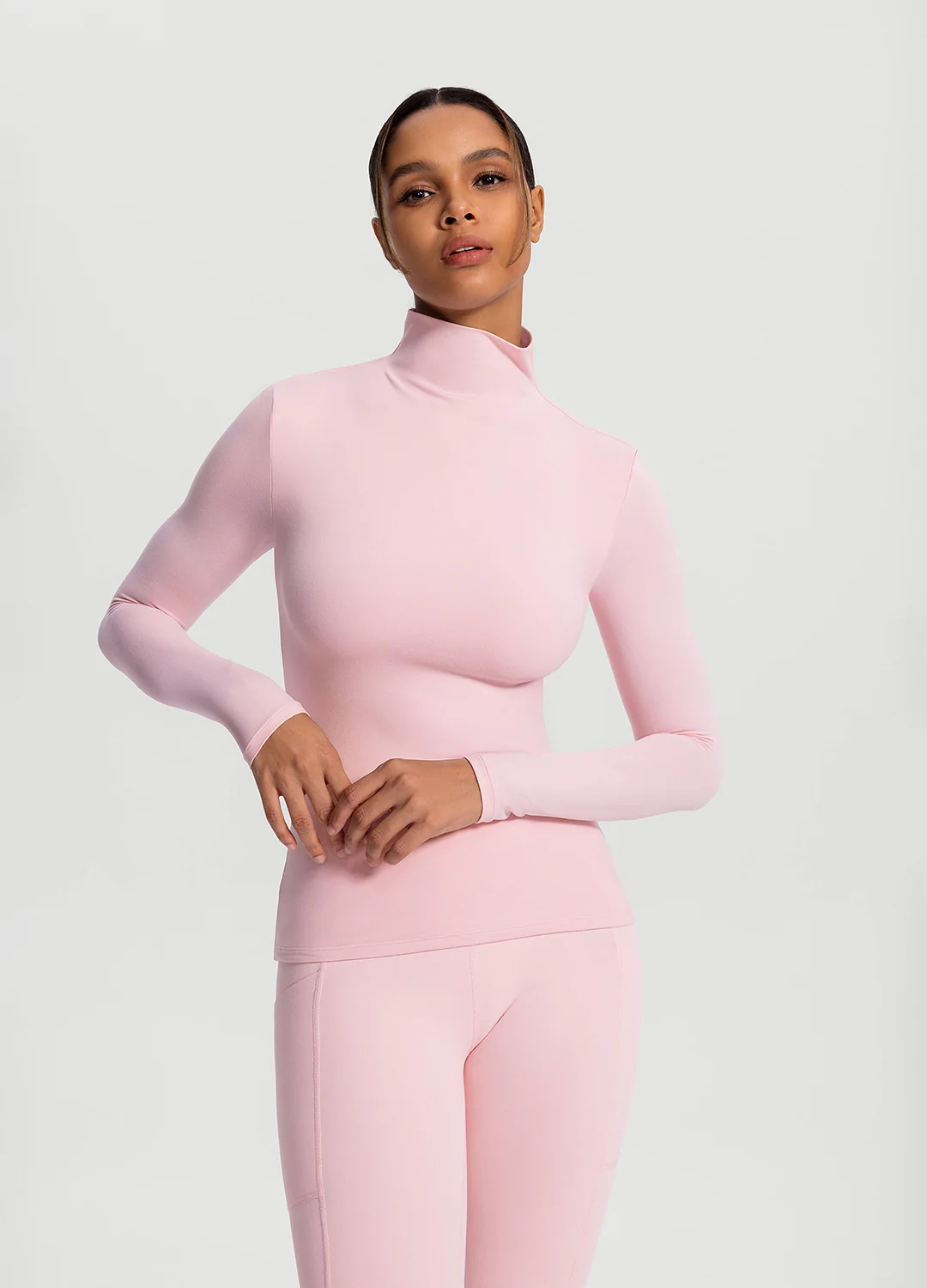 Mock Neck Long Sleeve Top - Image 5