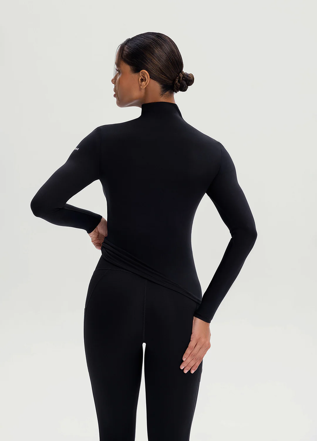 Mock Neck Long Sleeve Top - Image 3