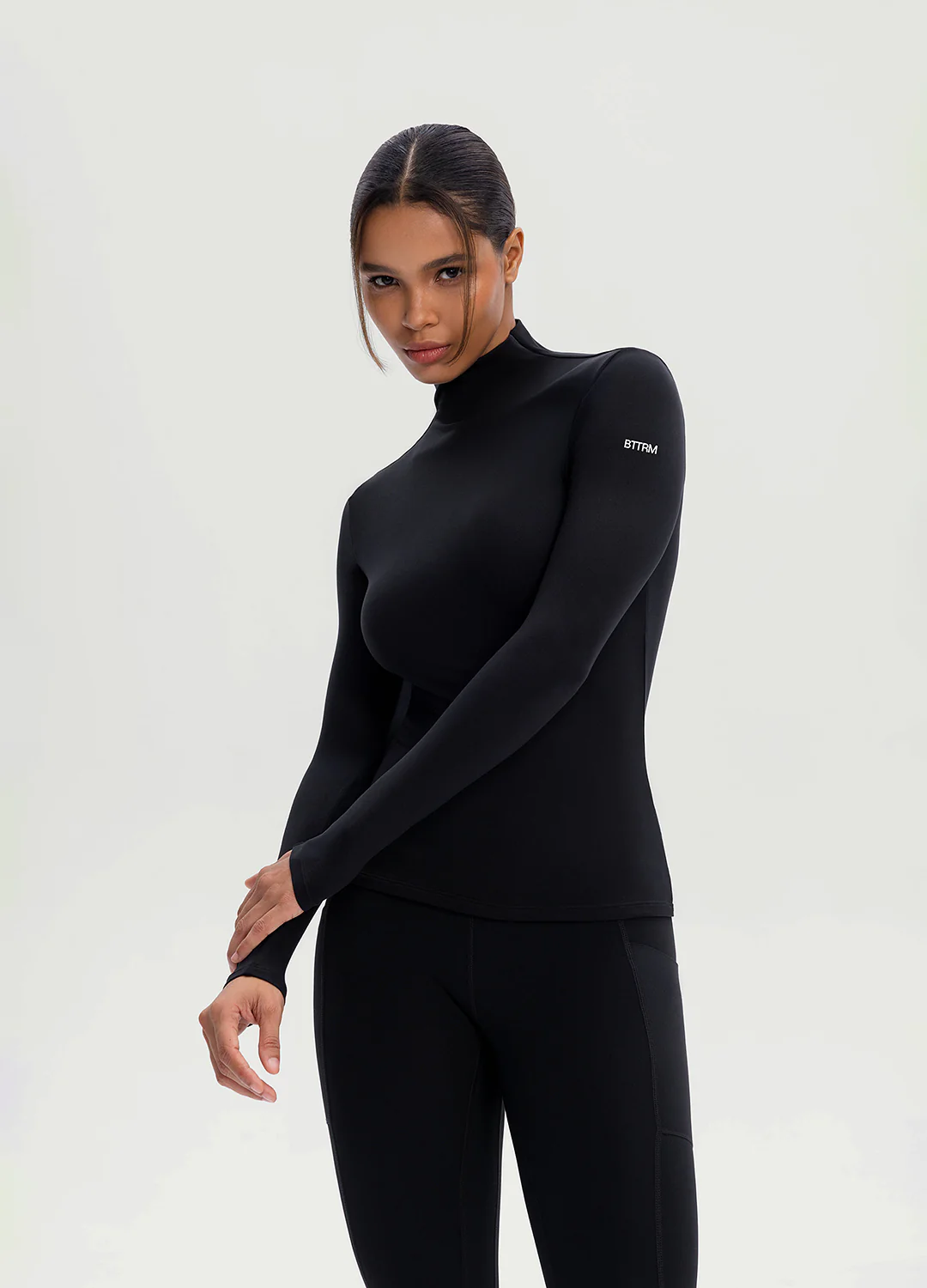 Mock Neck Long Sleeve Top - Image 5