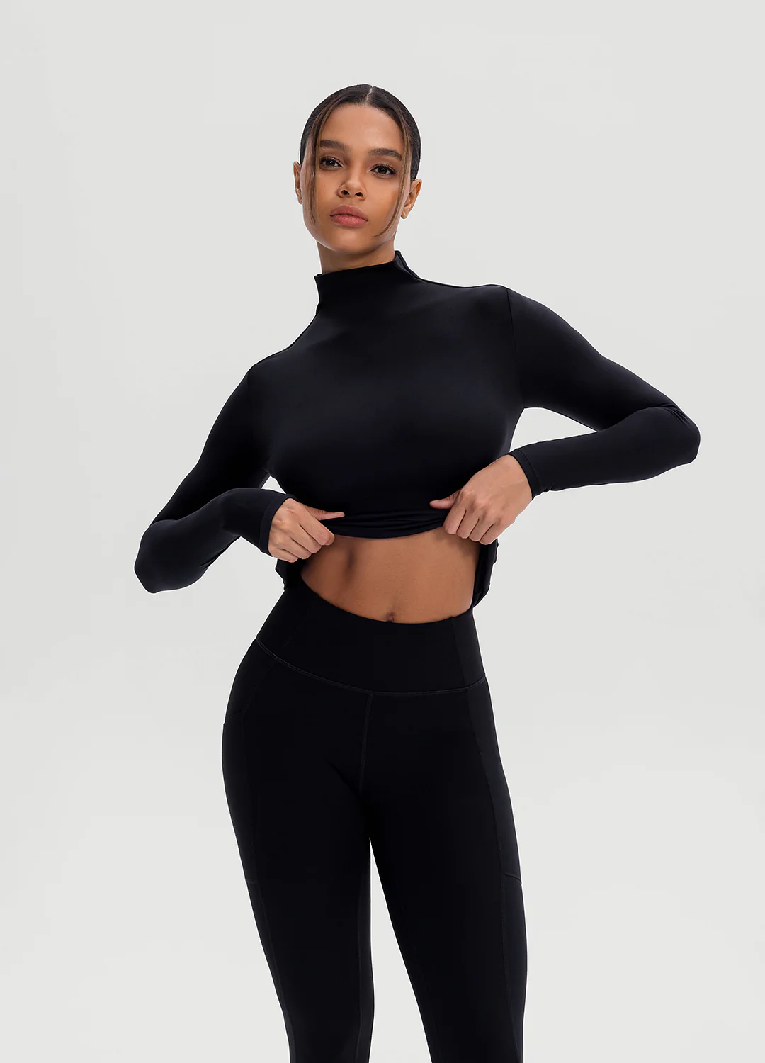 Mock Neck Long Sleeve Top - Image 6