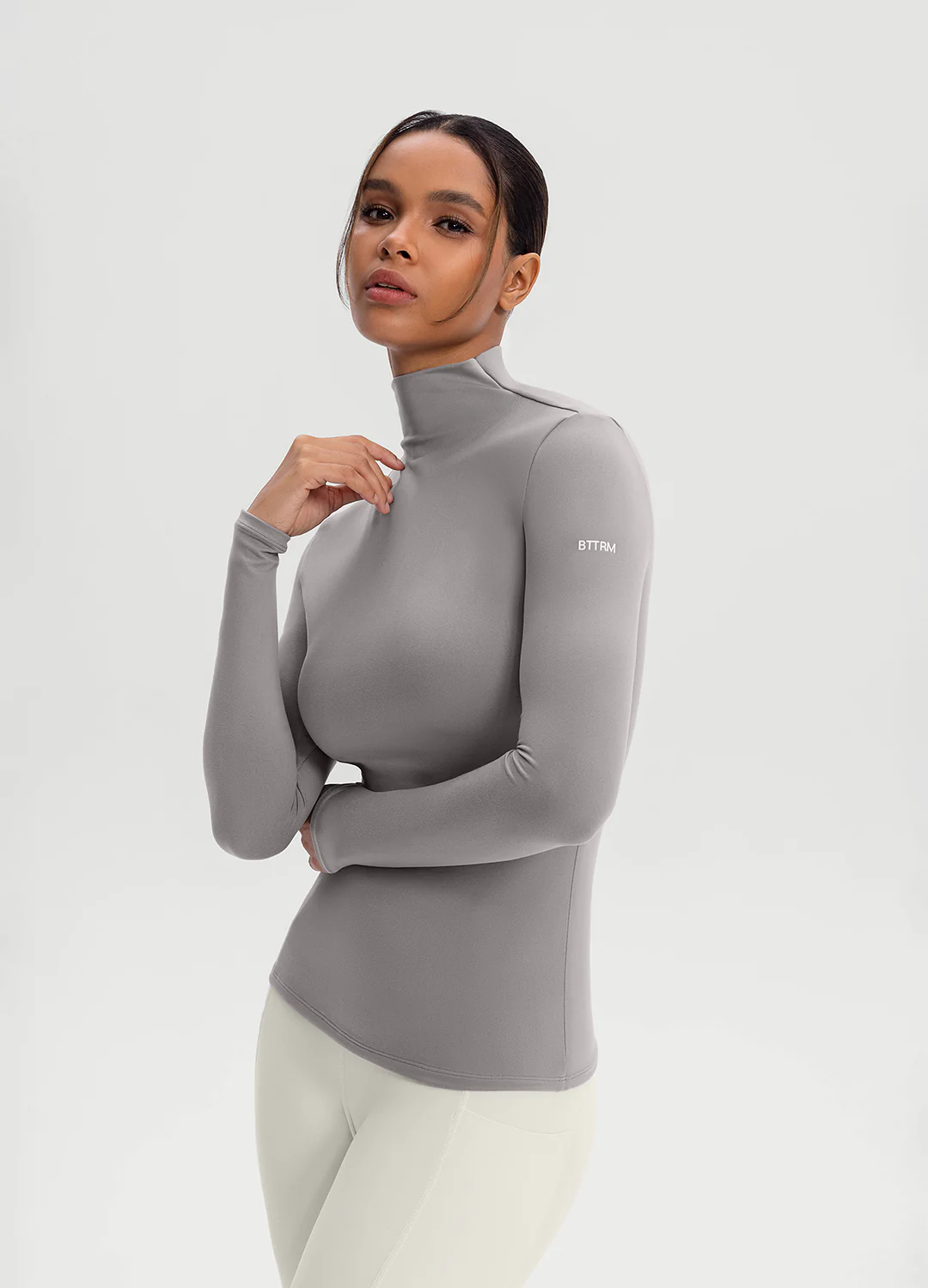 Mock Neck Long Sleeve Top - Image 5