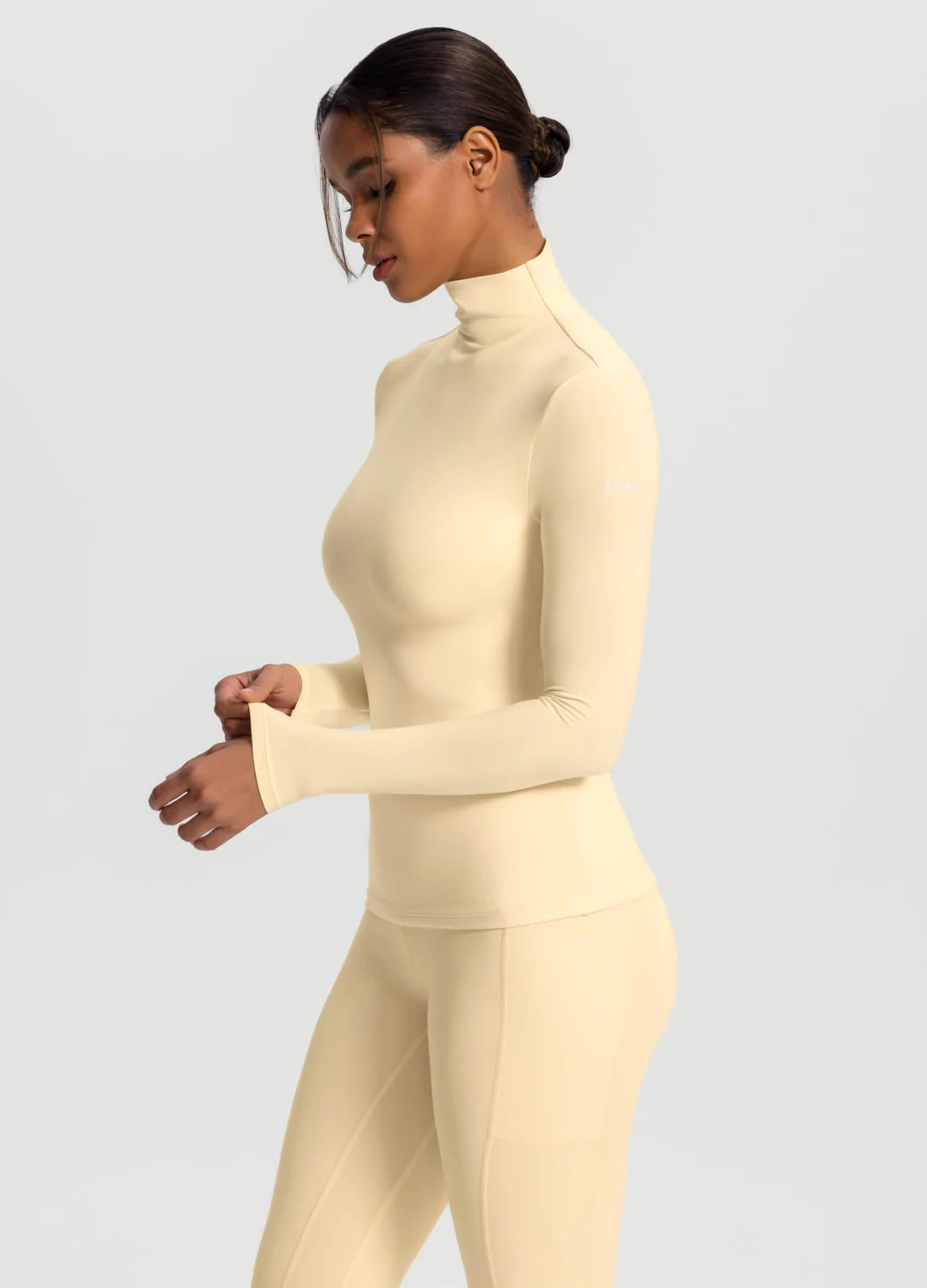 Mock Neck Long Sleeve Top - Image 2