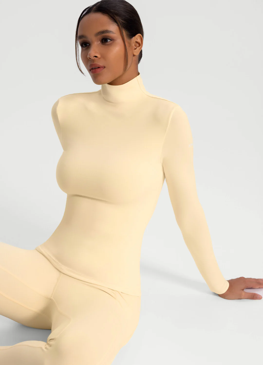 Mock Neck Long Sleeve Top - Image 4