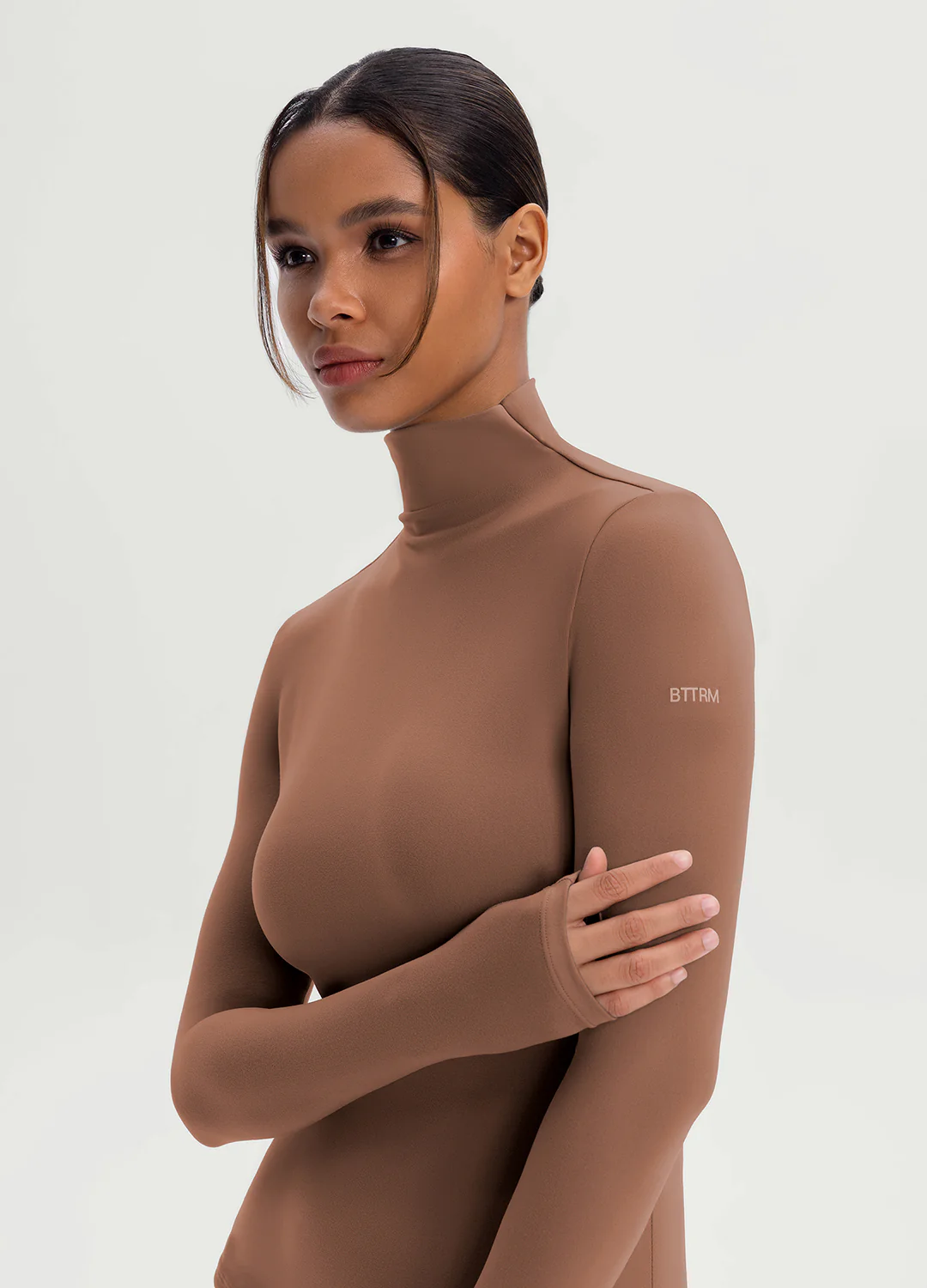 Mock Neck Long Sleeve Top - Image 3