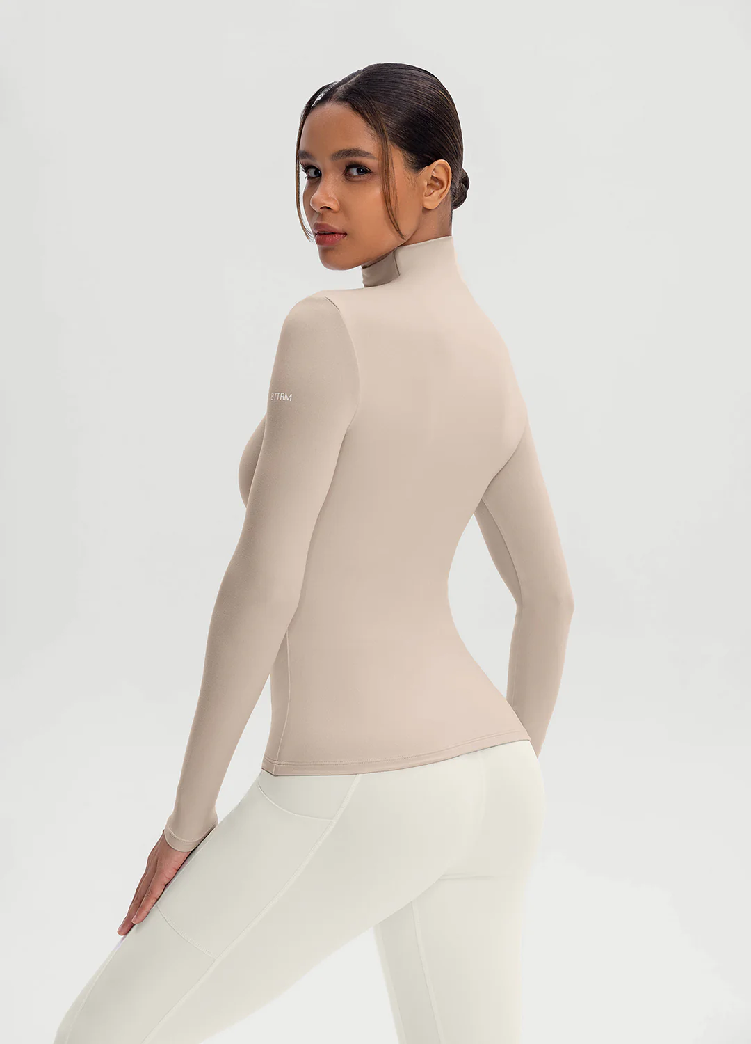 Mock Neck Long Sleeve Top - Image 2