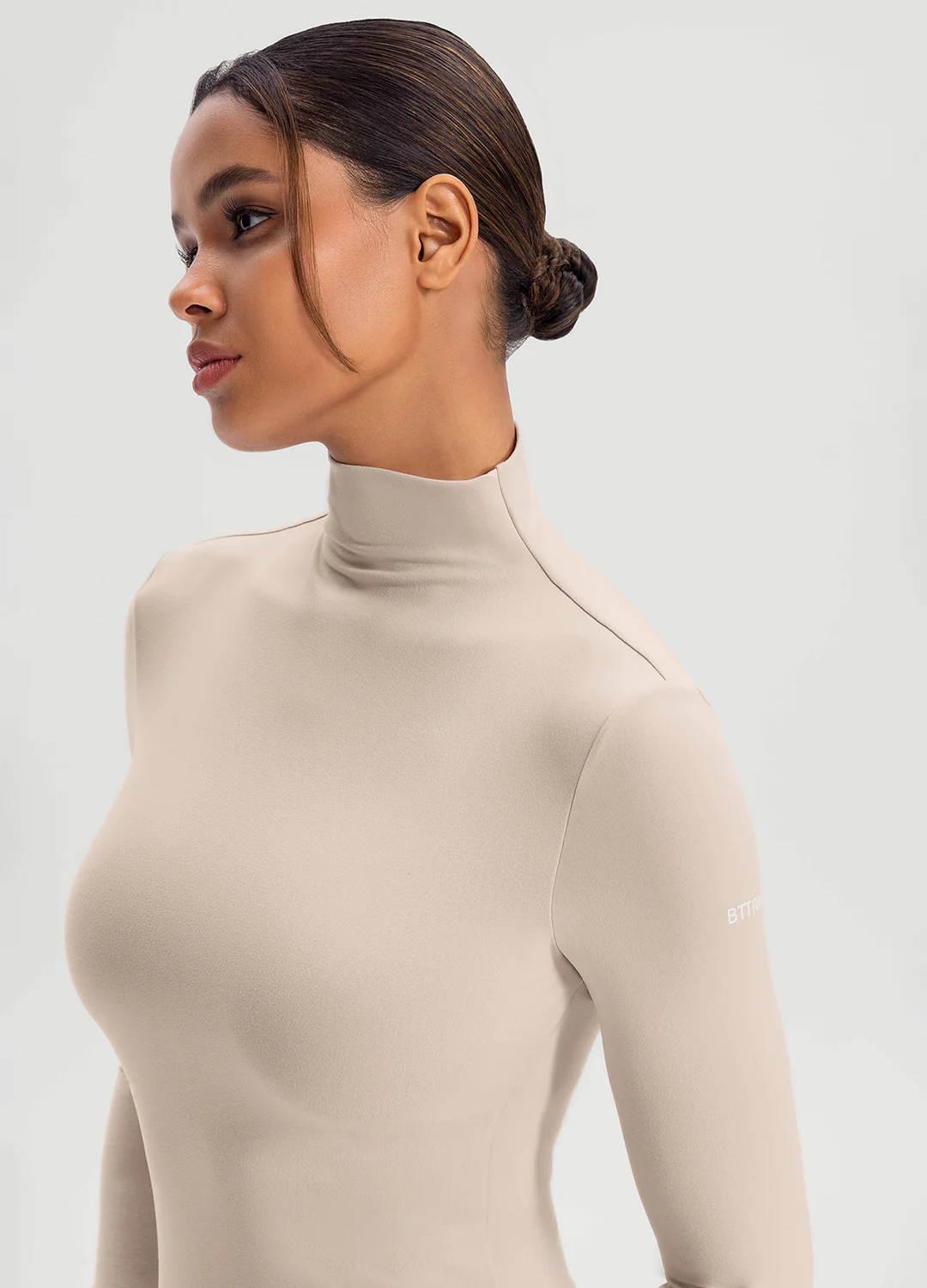 Mock Neck Long Sleeve Top - Image 4