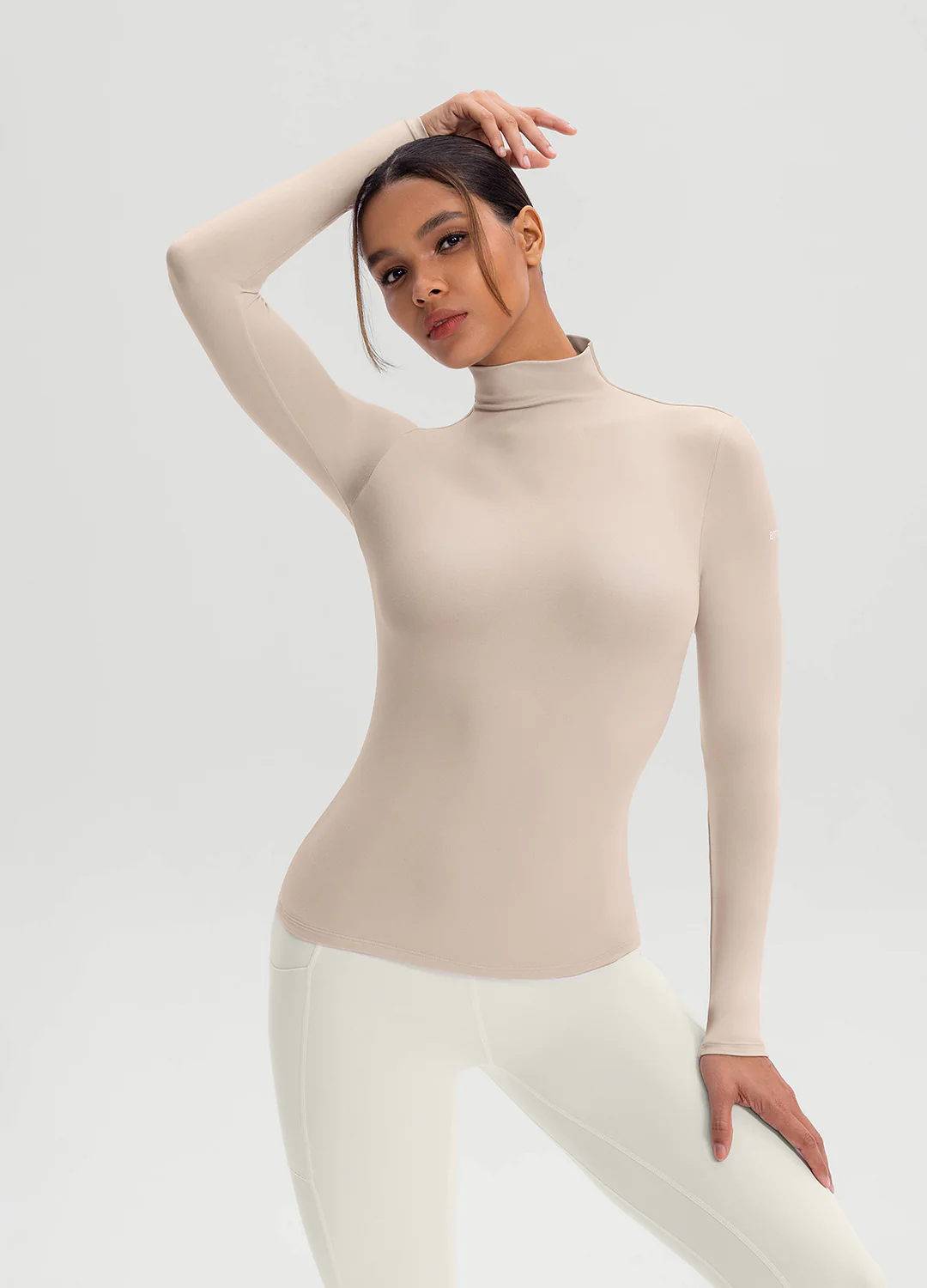Mock Neck Long Sleeve Top - Image 5