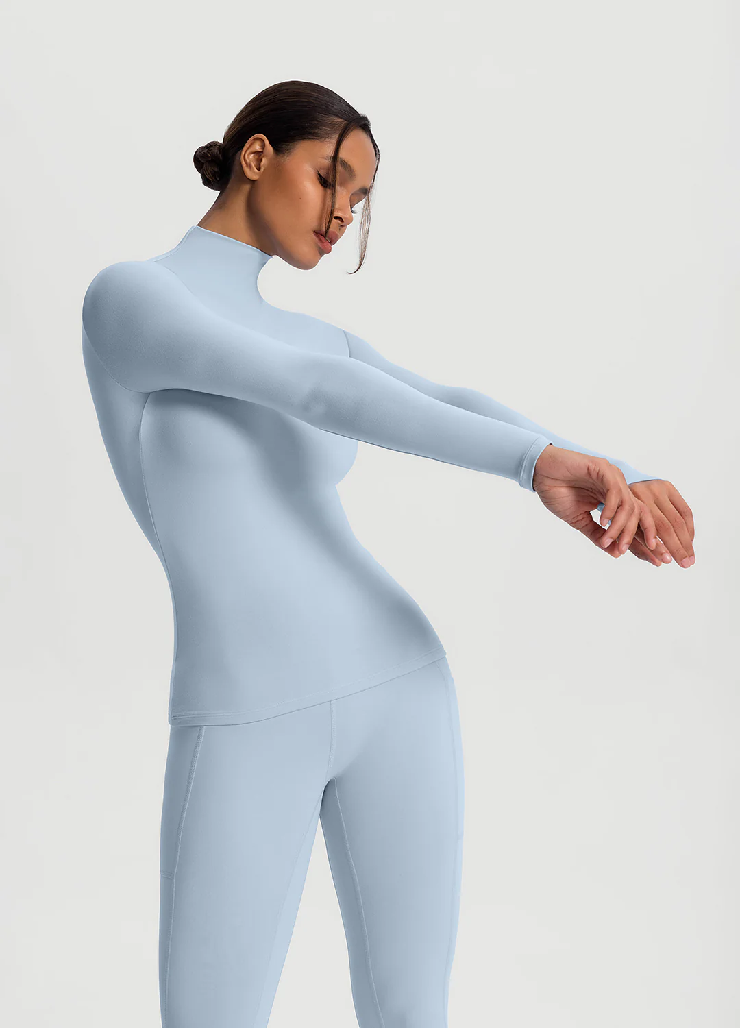 Mock Neck Long Sleeve Top - Image 5