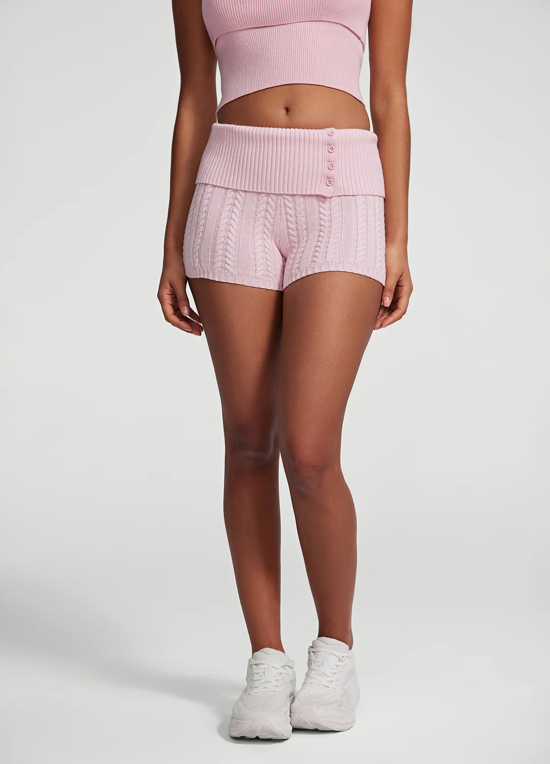 Cable Knit Micro Shorts - Image 4