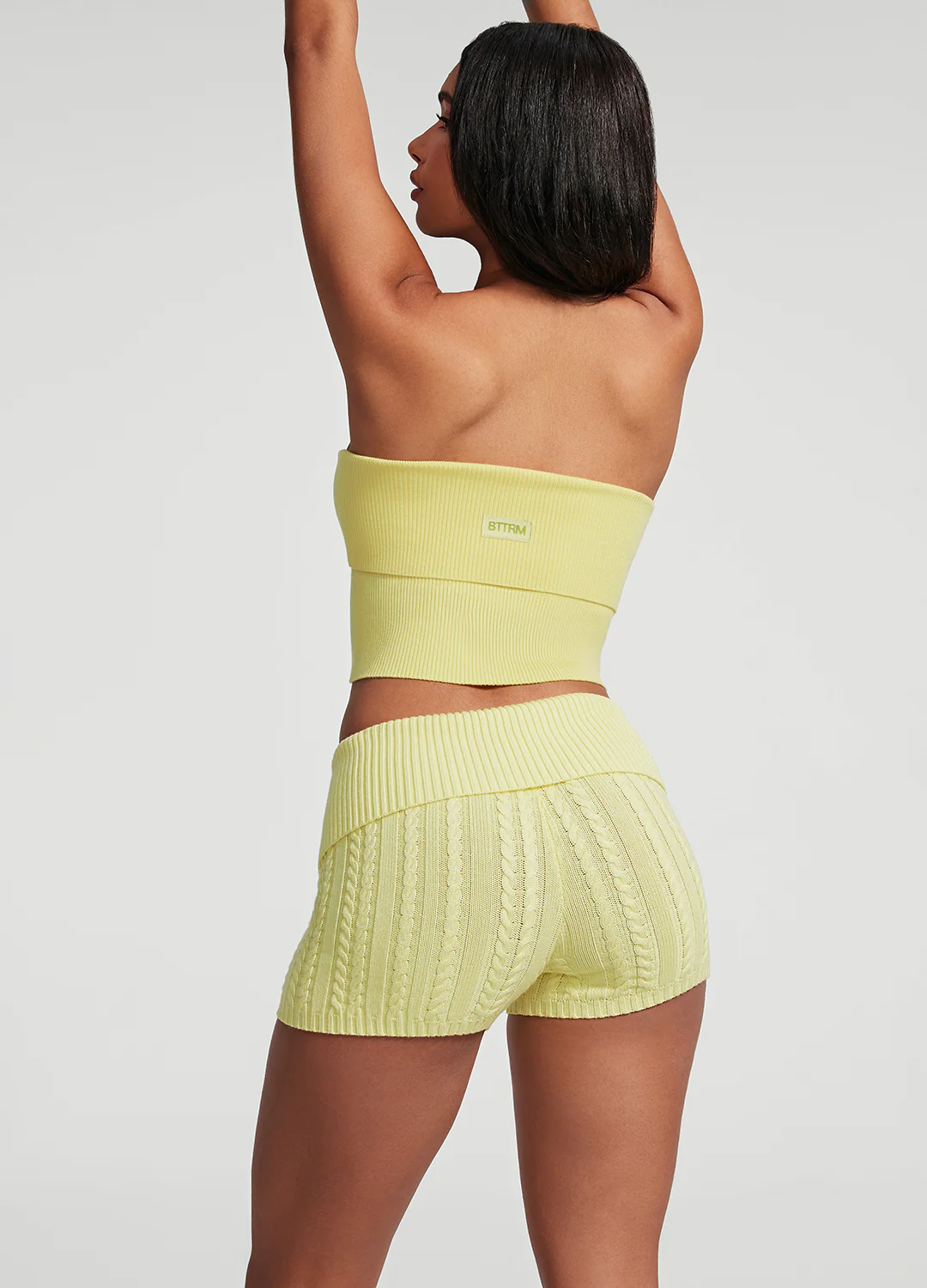 Cable Knit Micro Shorts - Image 3