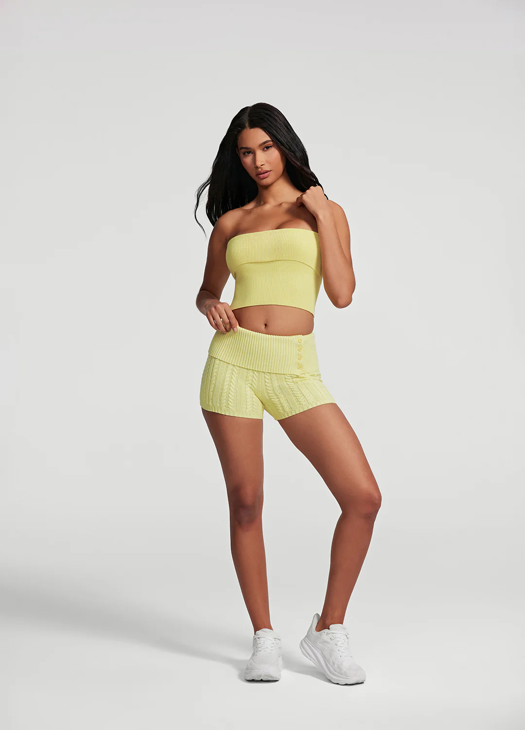 Cable Knit Micro Shorts - Image 5
