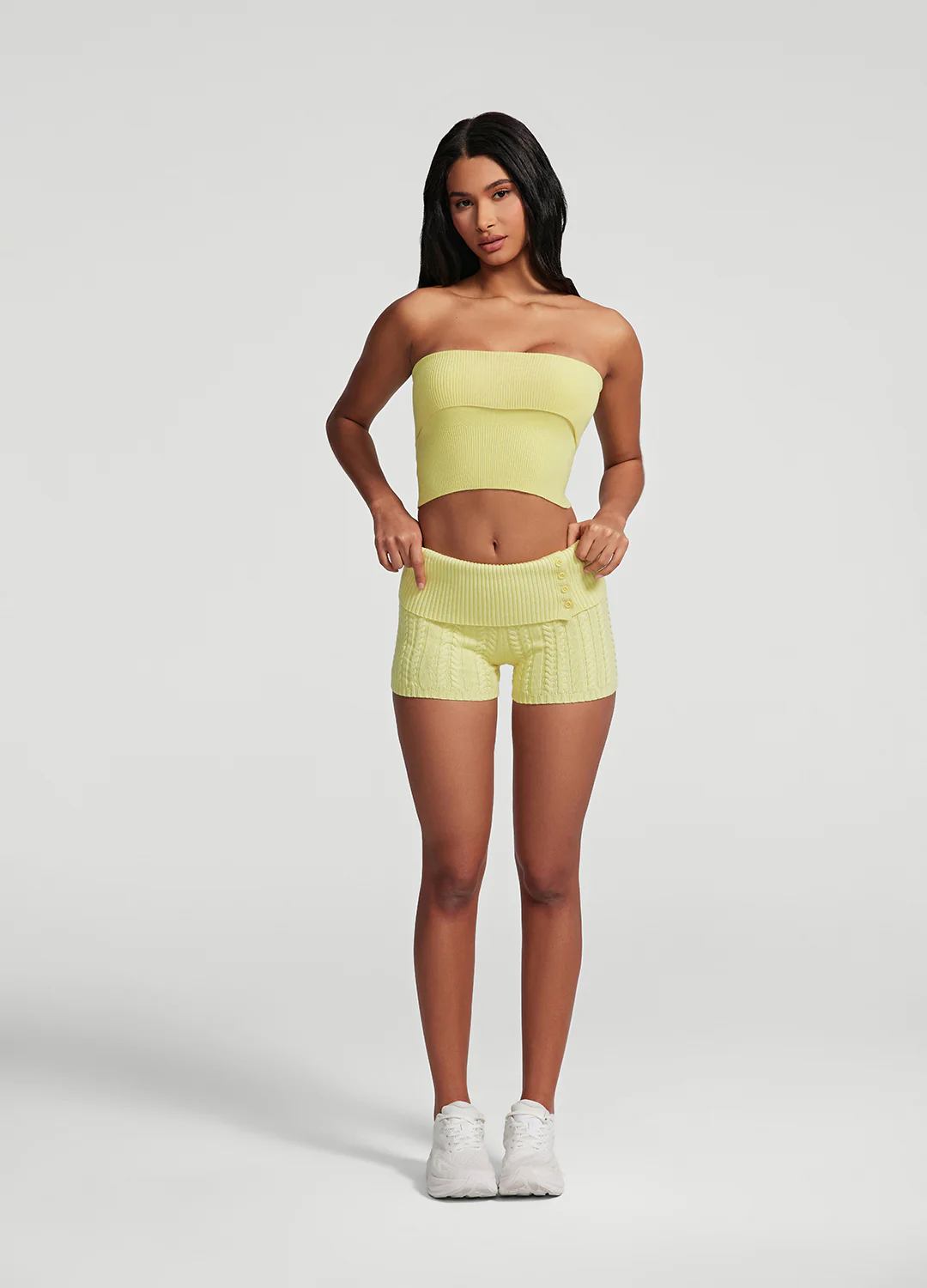 Cable Knit Micro Shorts - Image 6