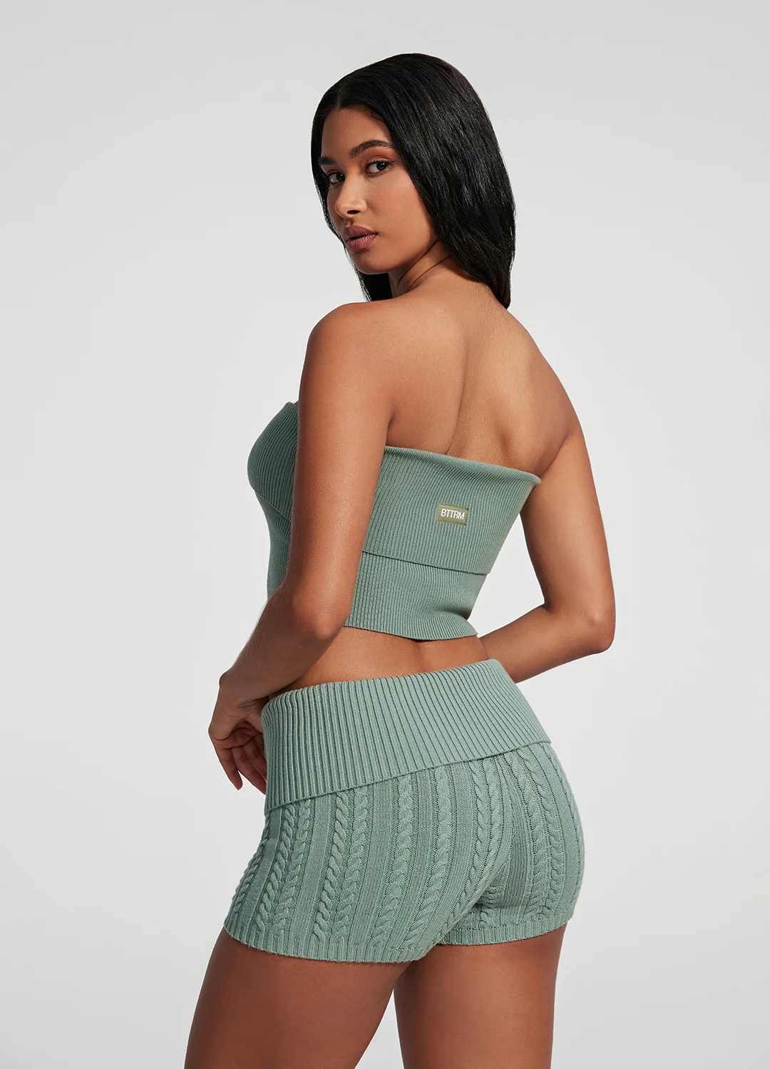 Cable Knit Micro Shorts - Image 3