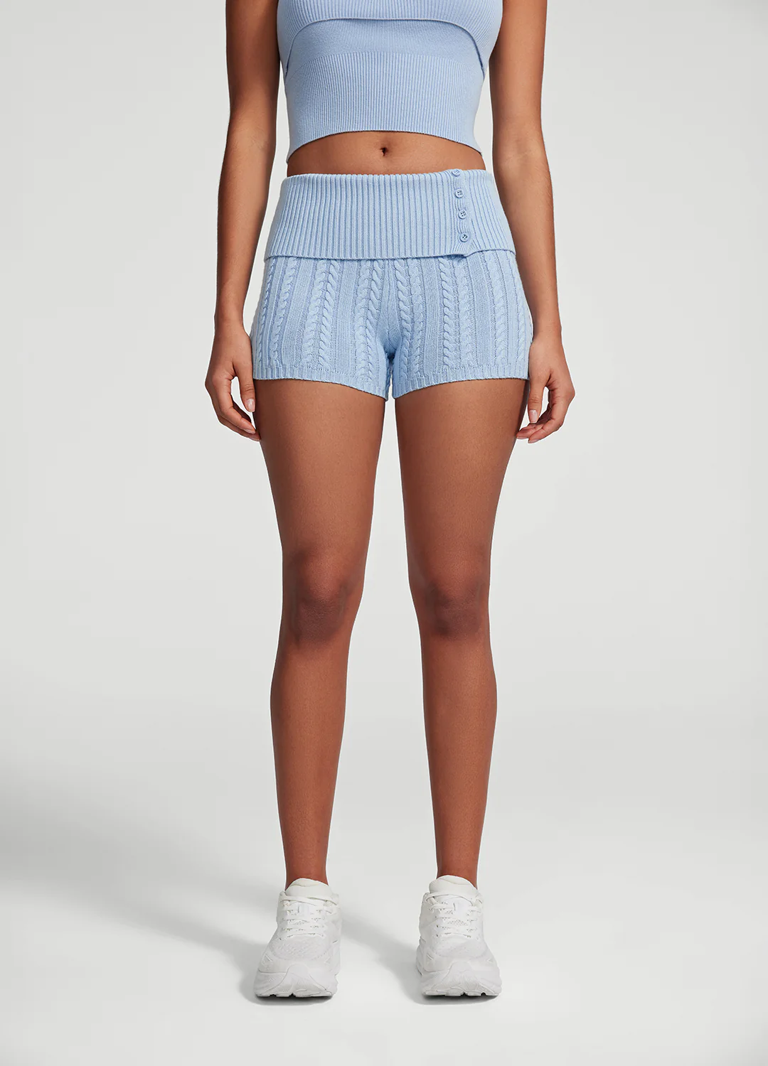 Cable Knit Micro Shorts - Image 4