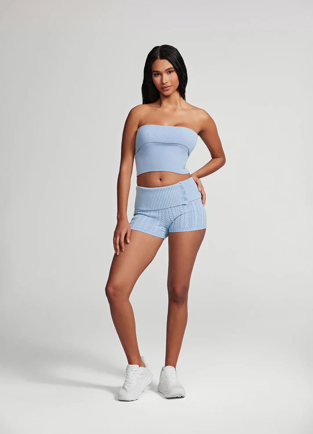 Cable Knit Micro Shorts - Image 5