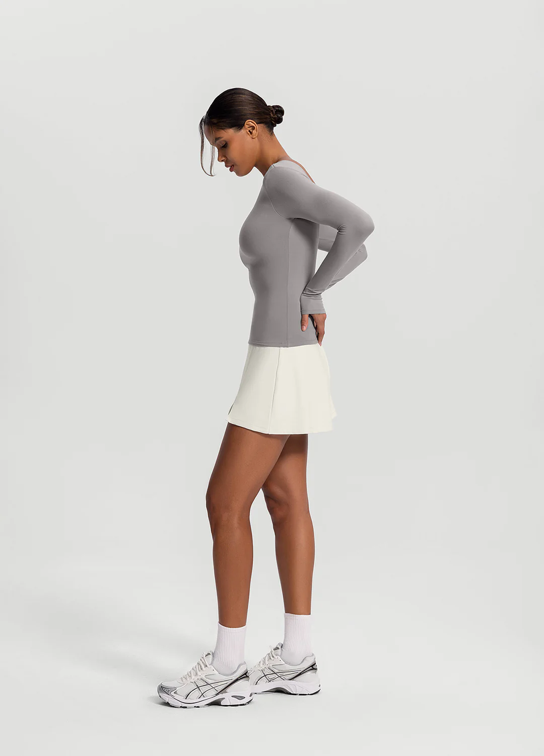 Open-Back Long Sleeve Top - Image 2