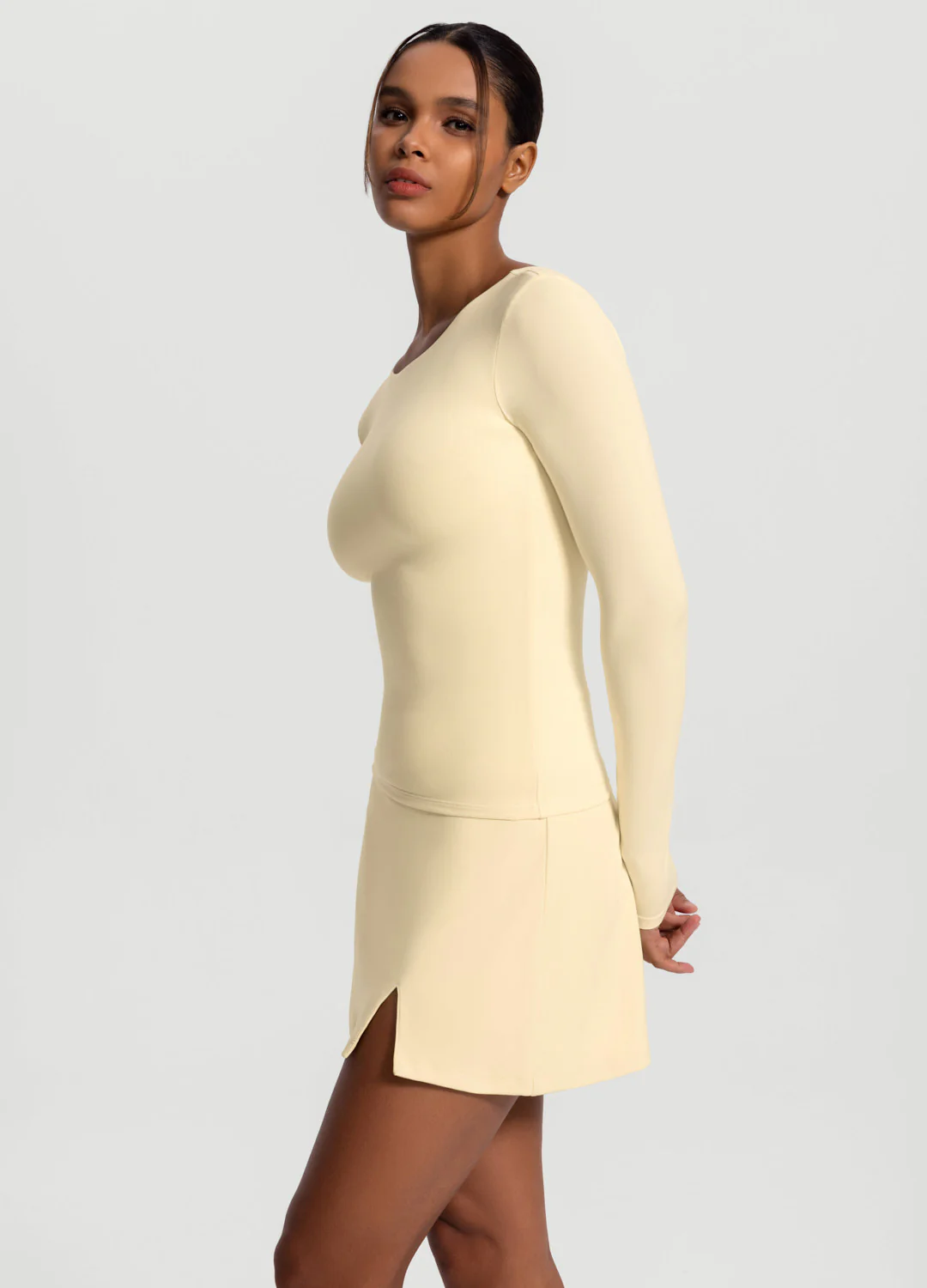 Open-Back Long Sleeve Top - Image 2