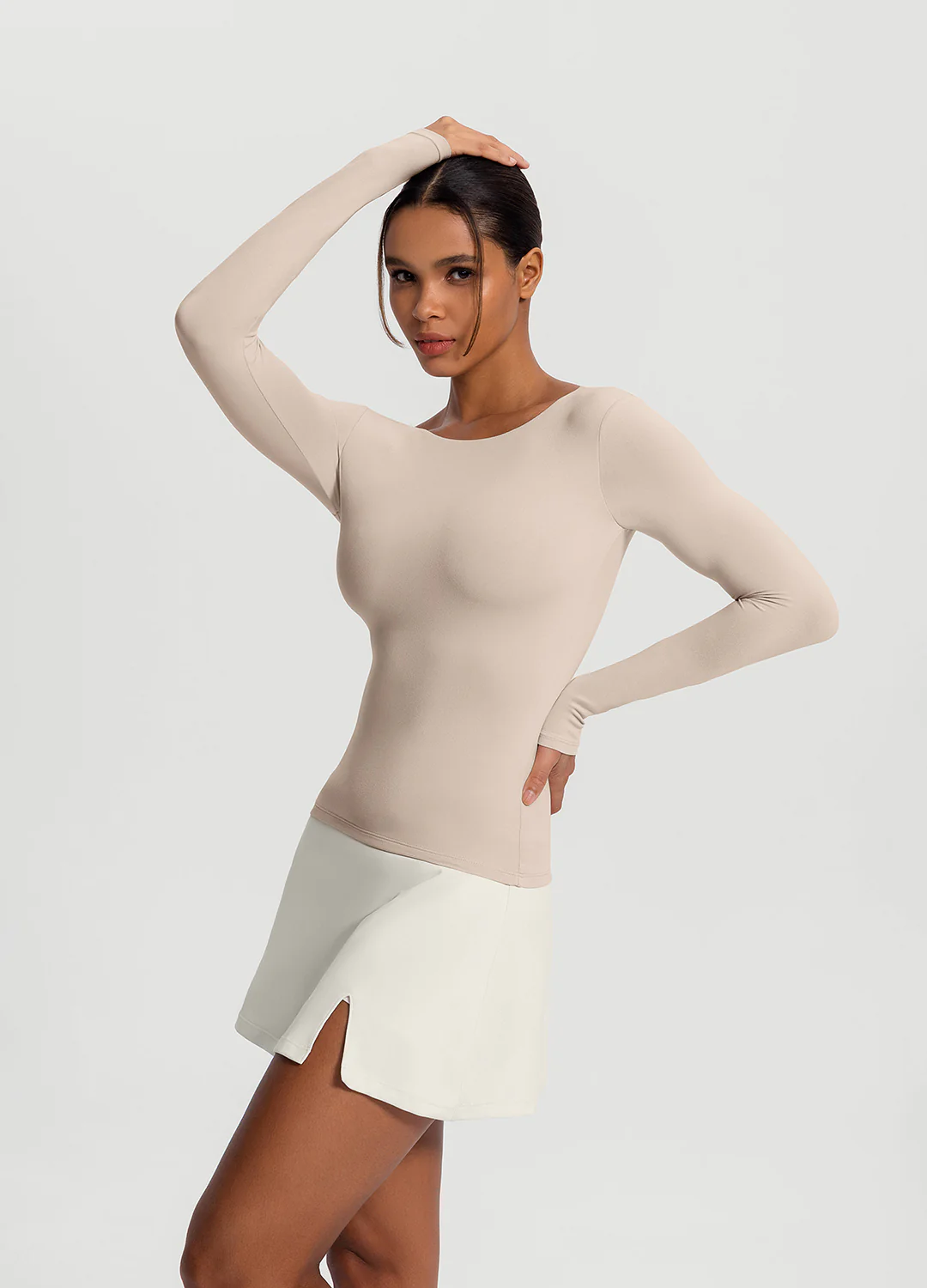 Open-Back Long Sleeve Top - Image 5