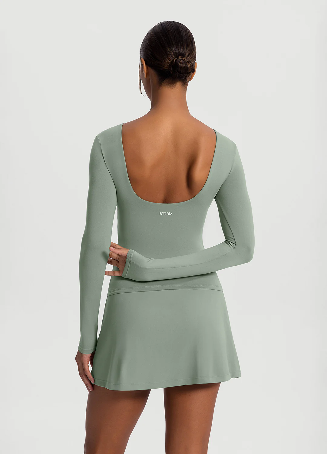 Open-Back Long Sleeve Top - Image 3