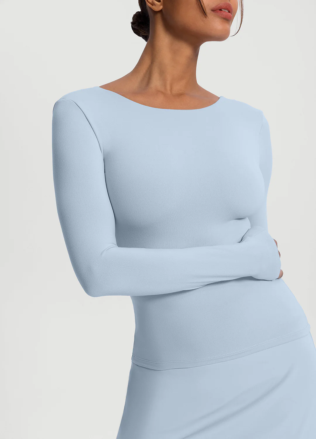 Open-Back Long Sleeve Top - Image 4