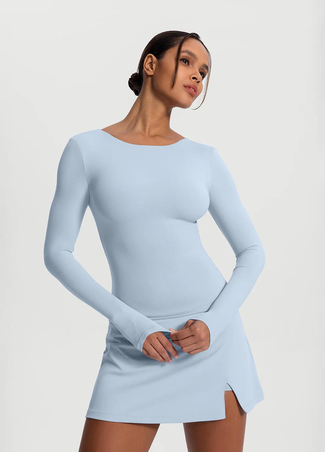 Open-Back Long Sleeve Top - Image 5