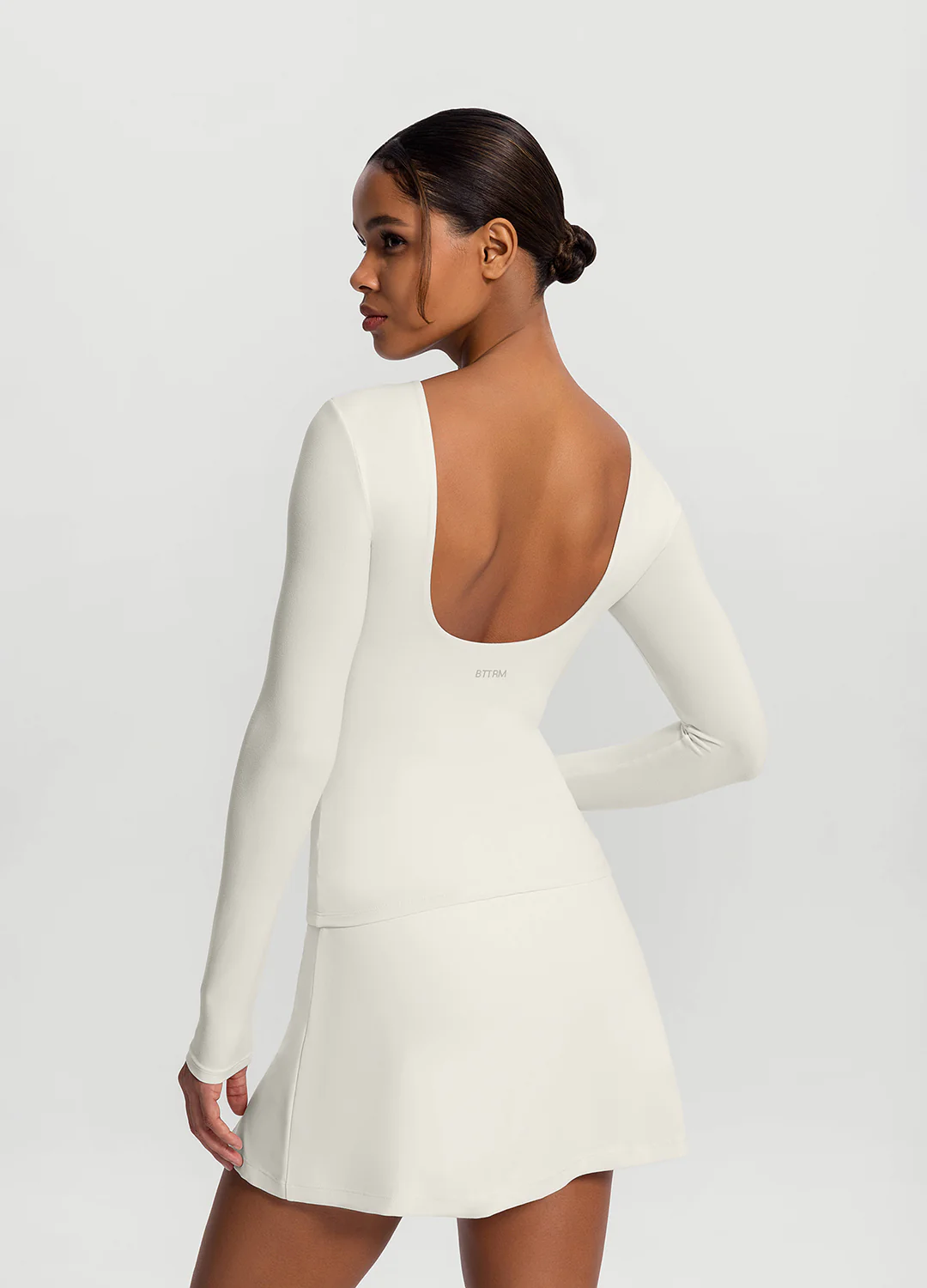 Open-Back Long Sleeve Top - Image 3