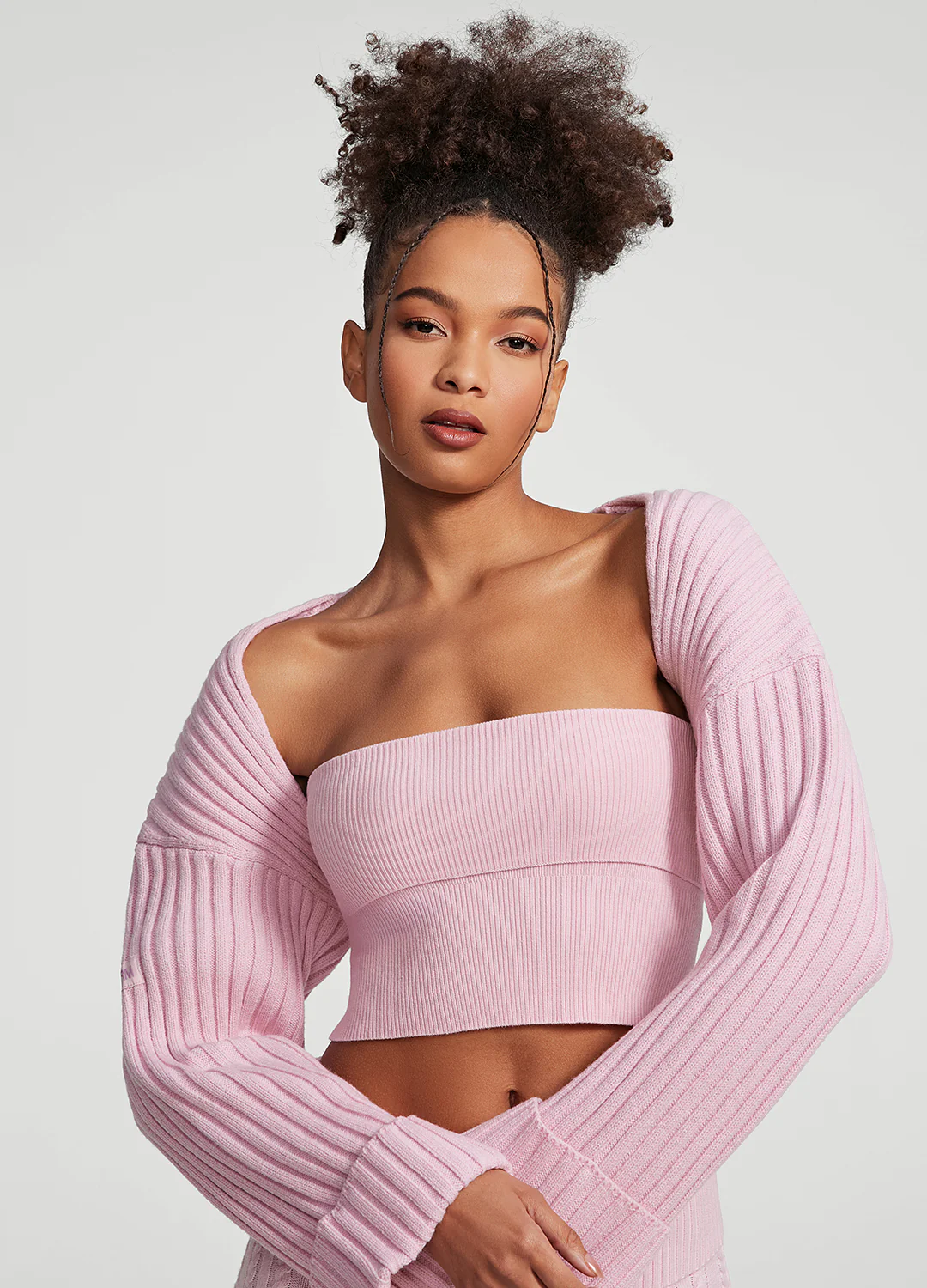 Ribbed Knit Shrug - Image 4