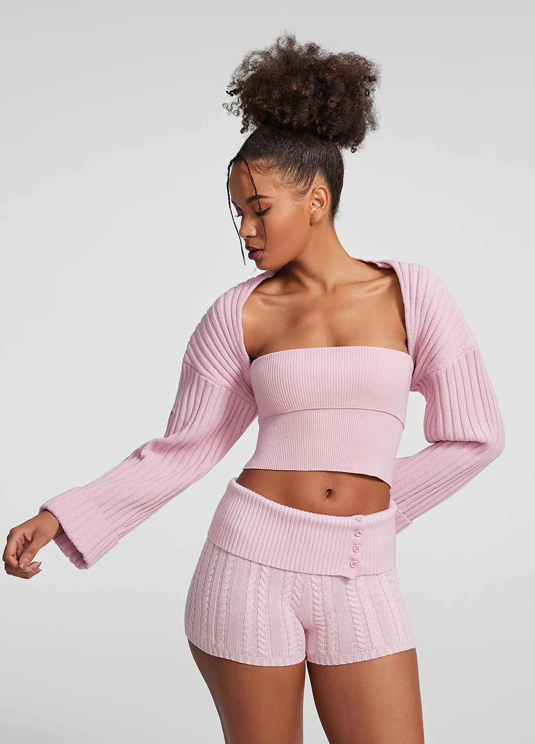 Ribbed Knit Shrug - Image 5