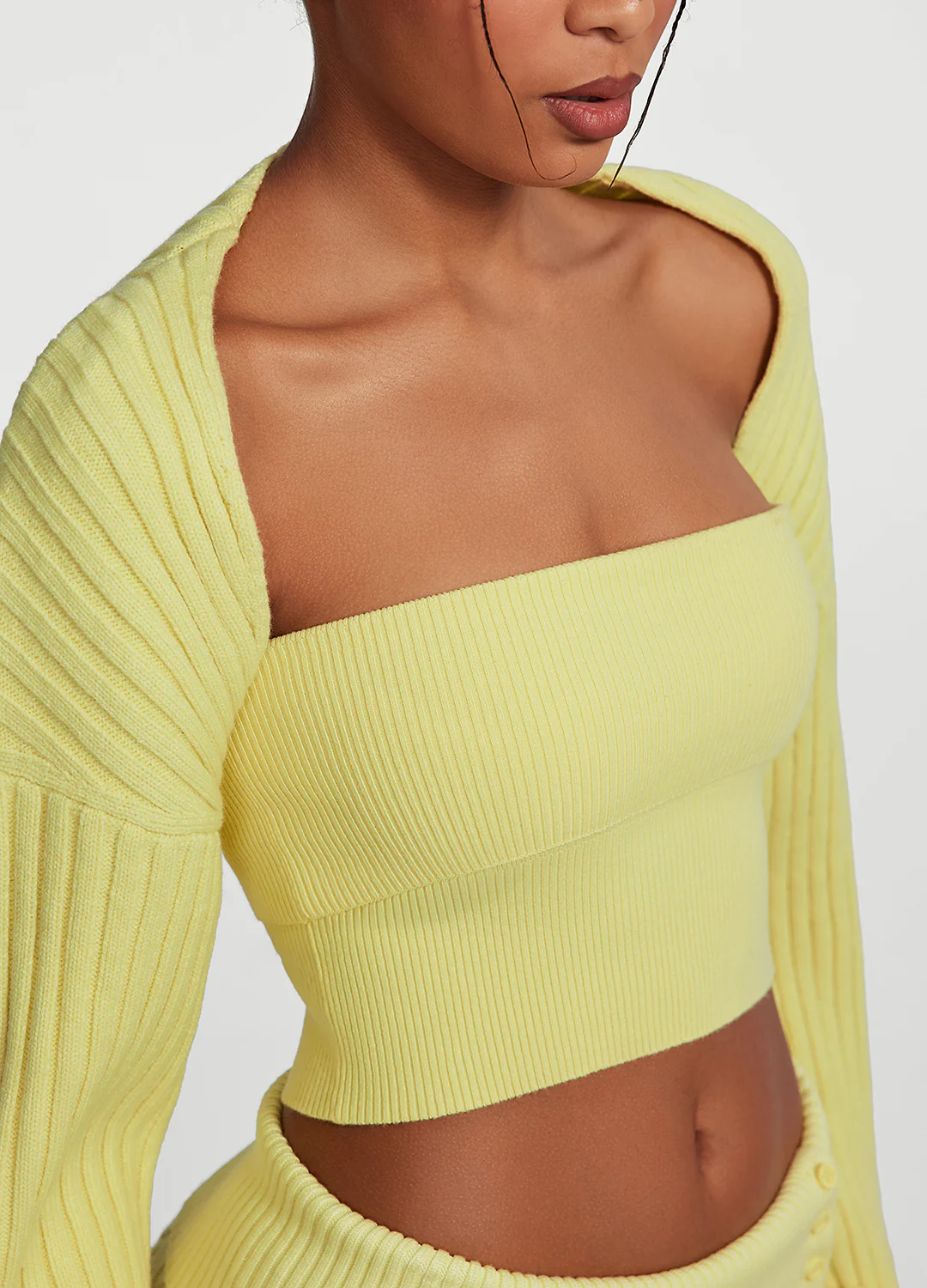 Ribbed Knit Shrug - Image 4