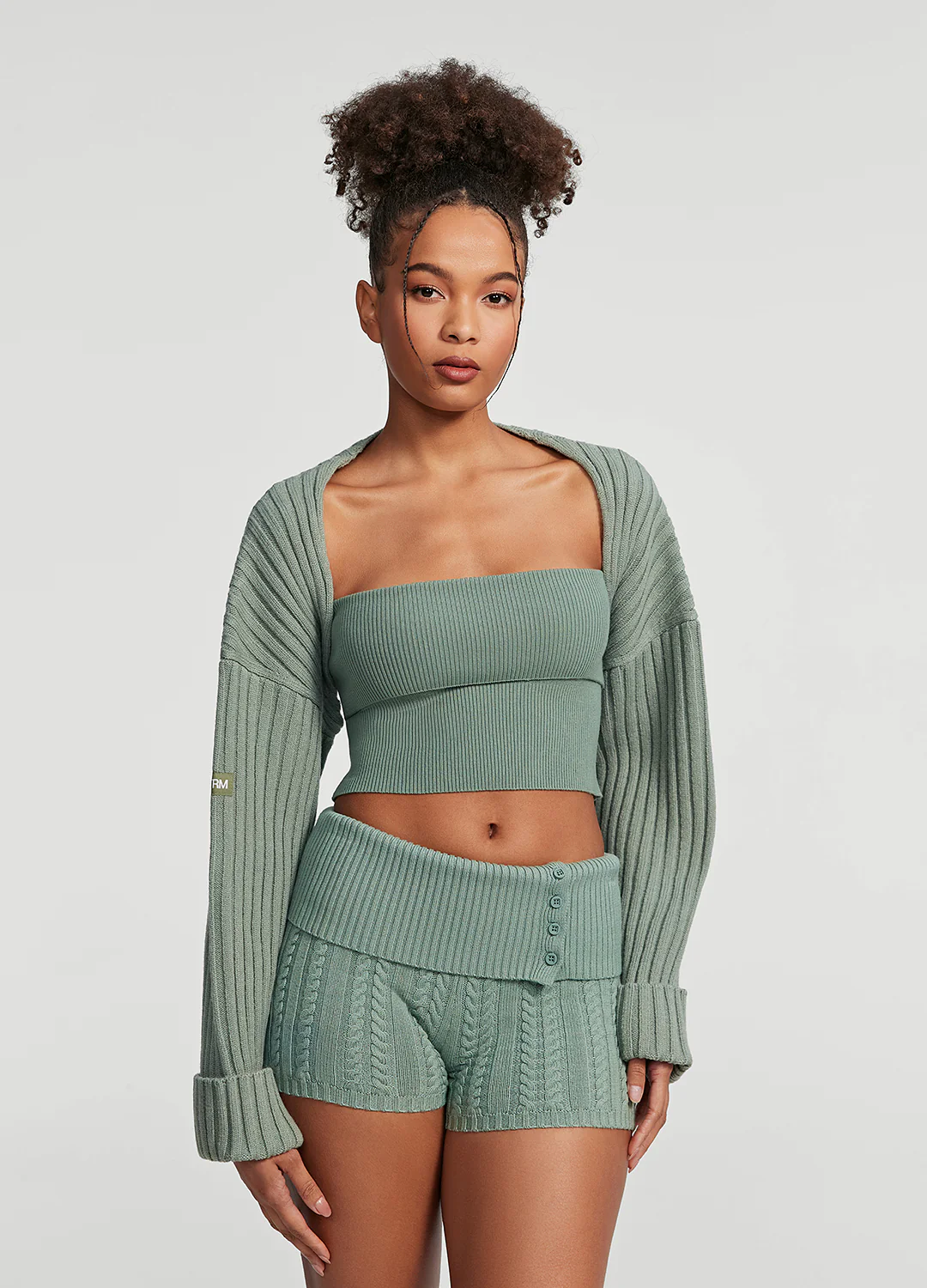 Ribbed Knit Shrug - Image 2