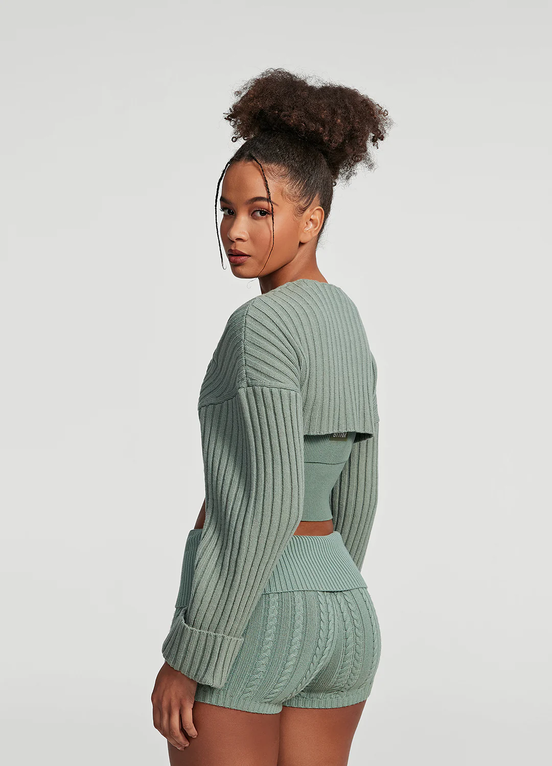 Ribbed Knit Shrug - Image 3