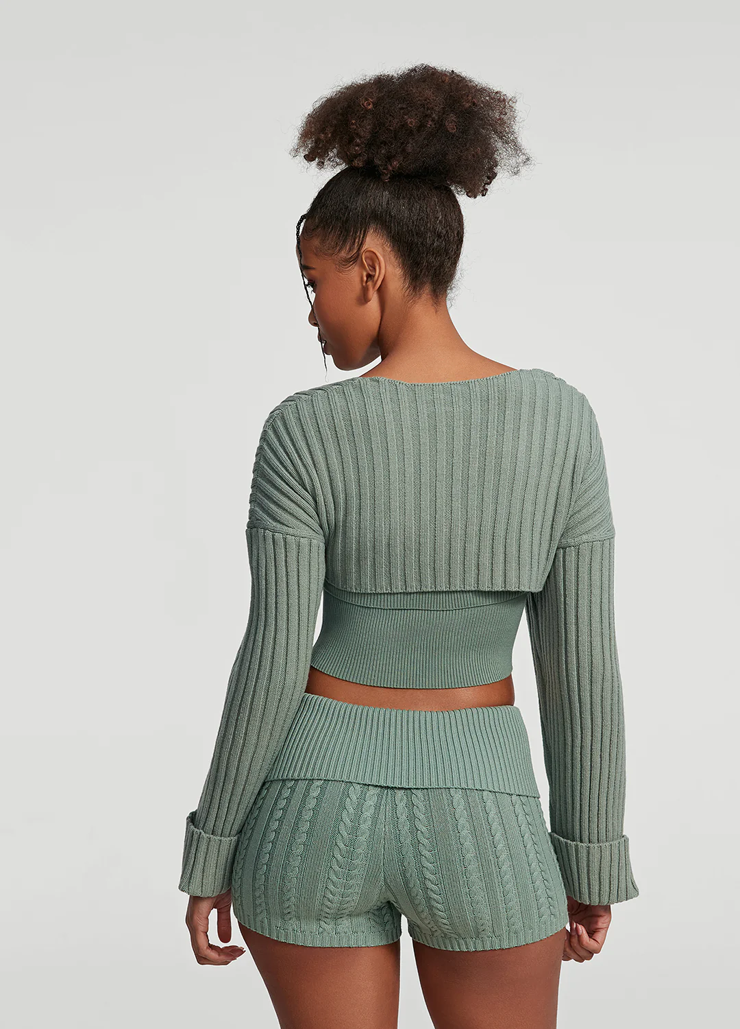 Ribbed Knit Shrug - Image 4