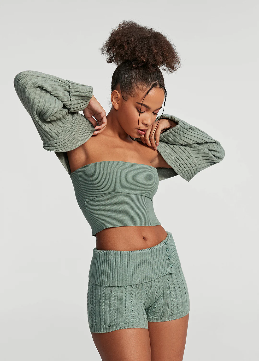 Ribbed Knit Shrug - Image 5