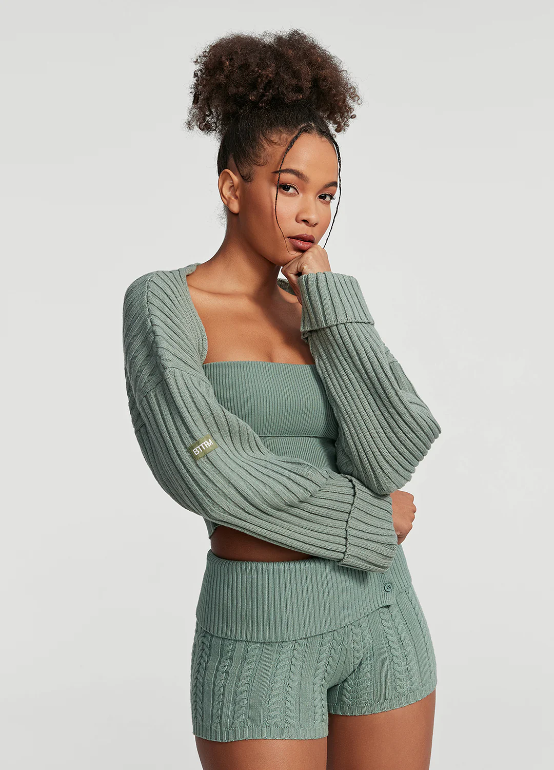 Ribbed Knit Shrug - Image 6