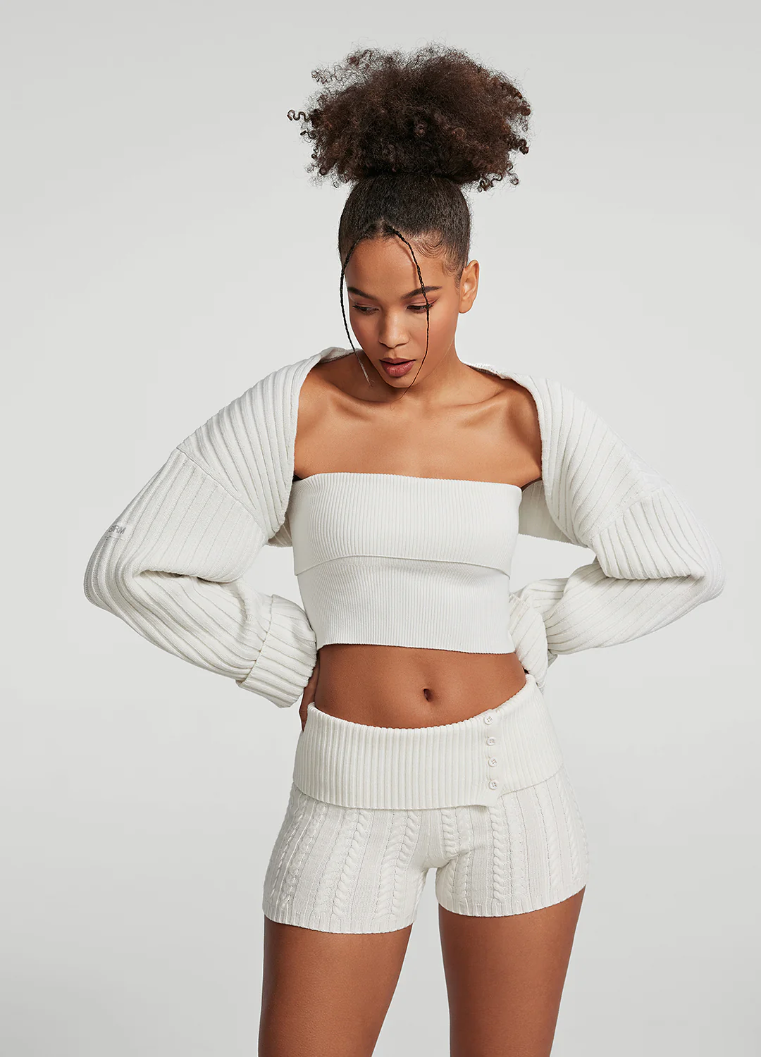 Ribbed Knit Shrug - Image 5