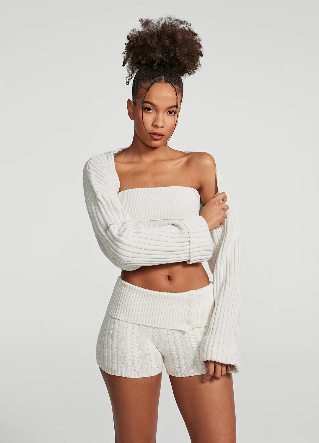 Ribbed Knit Shrug - Image 6