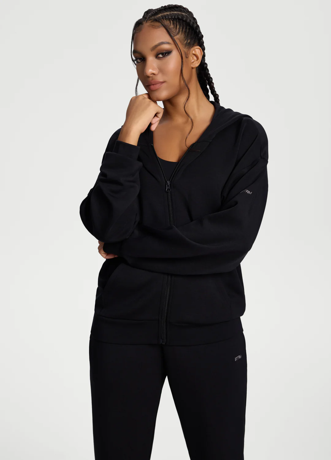 Oversized Zip-Up Hoodie