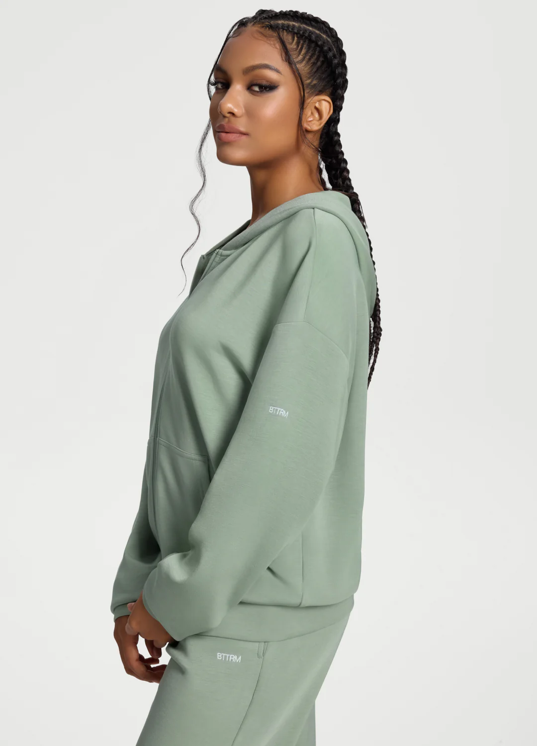 Oversized Zip-Up Hoodie - Image 2