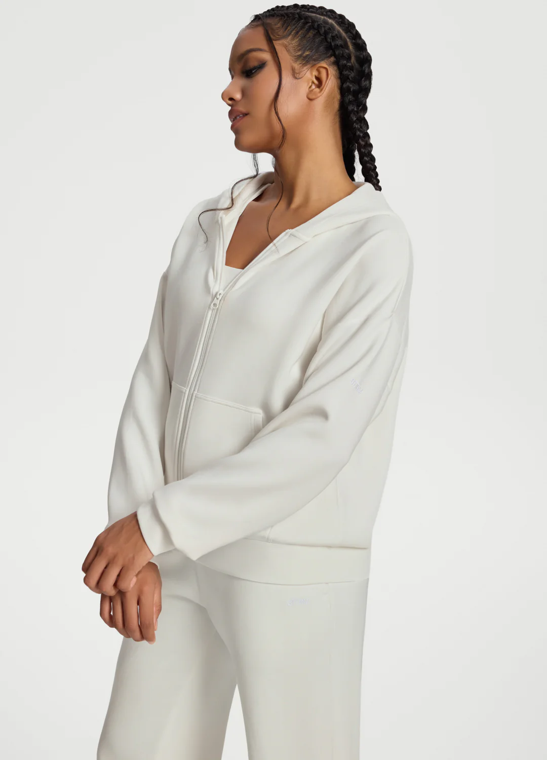 Oversized Zip-Up Hoodie - Image 2