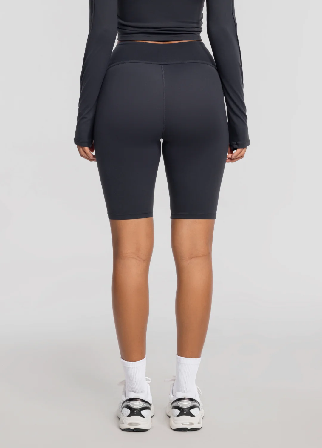 High-Waisted Performance Biker Shorts - Image 3