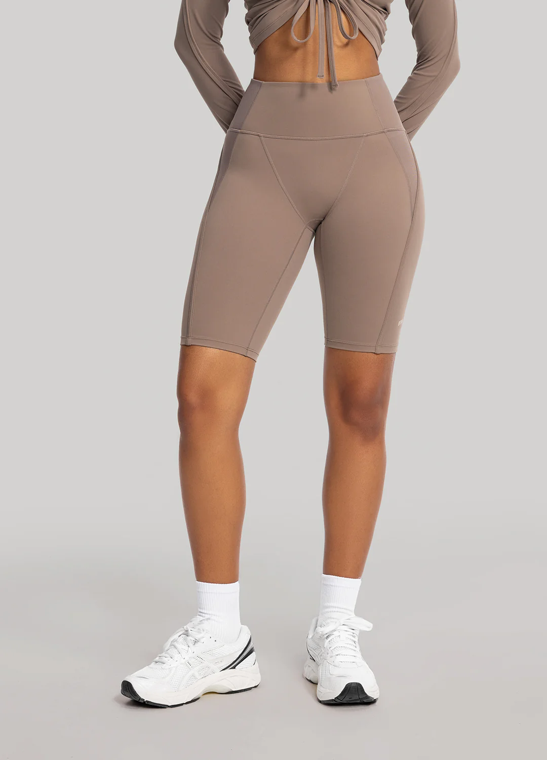 High-Waisted Performance Biker Shorts - Image 3