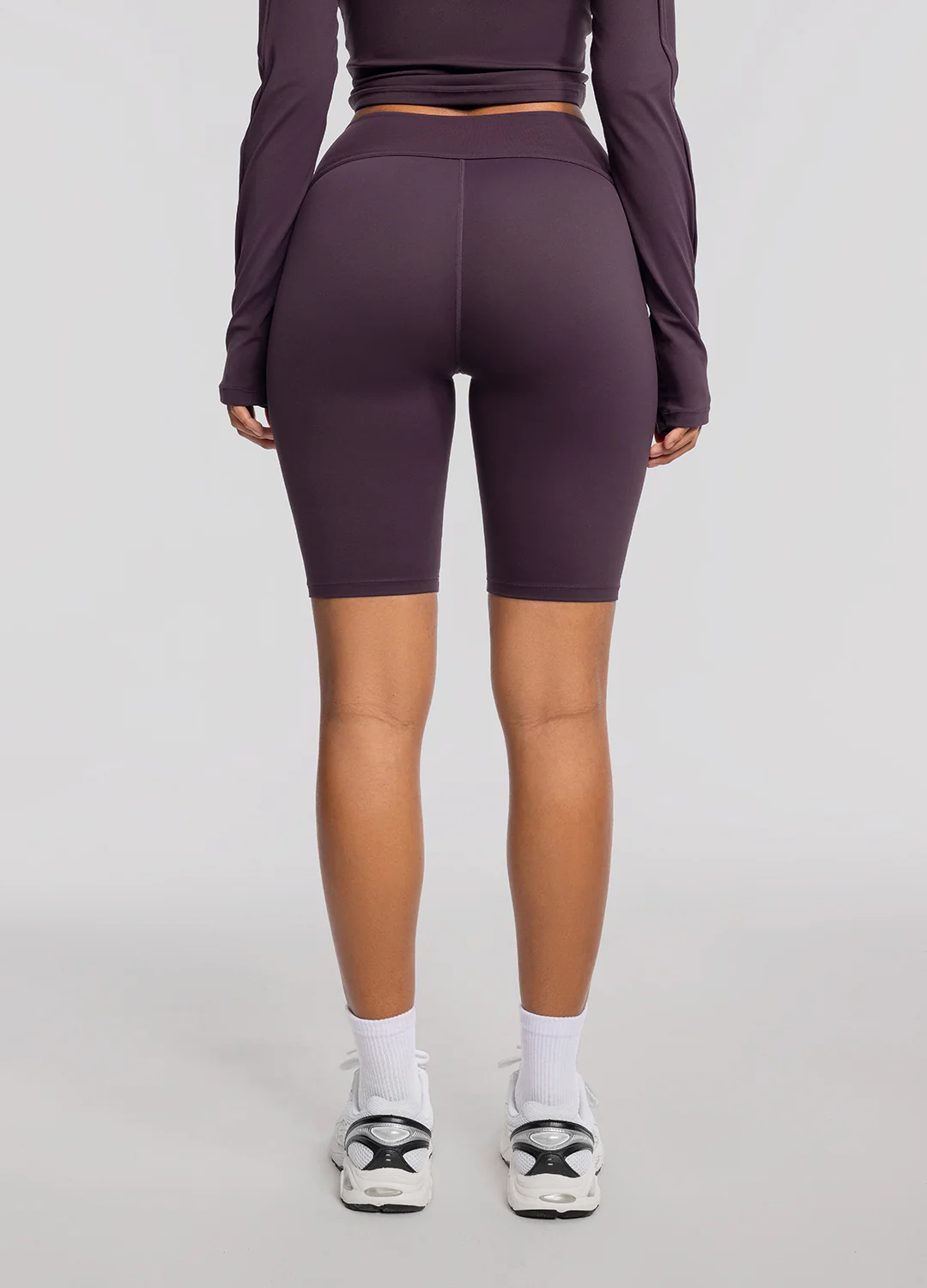 High-Waisted Performance Biker Shorts - Image 3