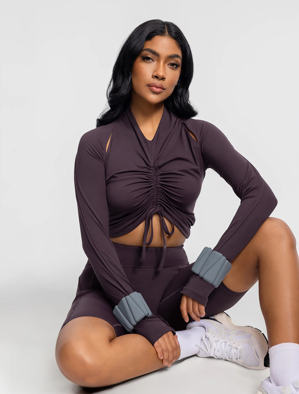 High-Waisted Performance Biker Shorts - Image 4