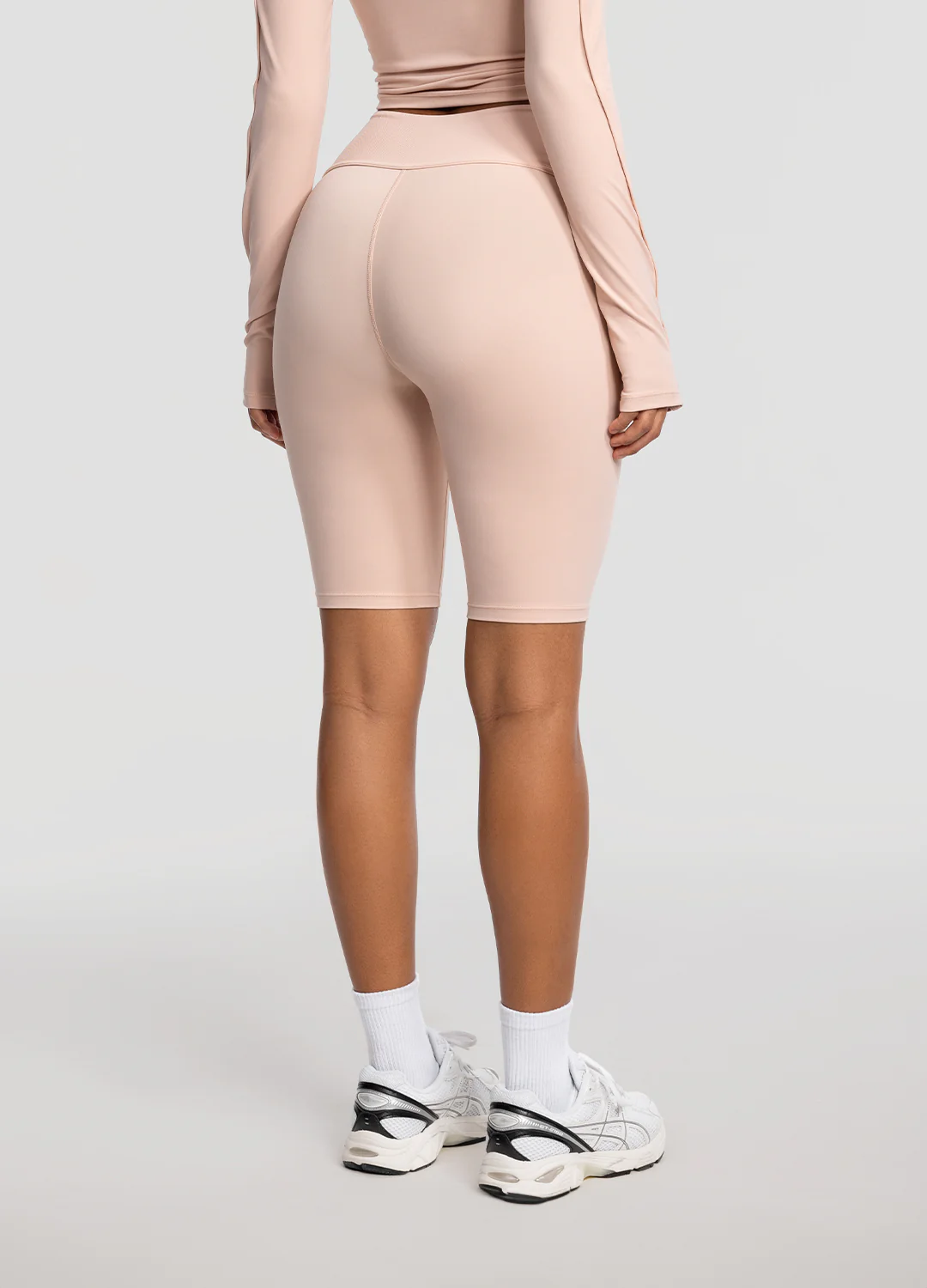 High-Waisted Performance Biker Shorts - Image 3