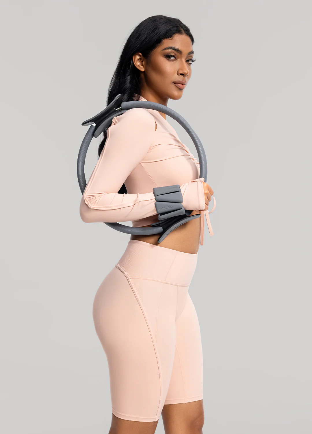 High-Waisted Performance Biker Shorts - Image 4