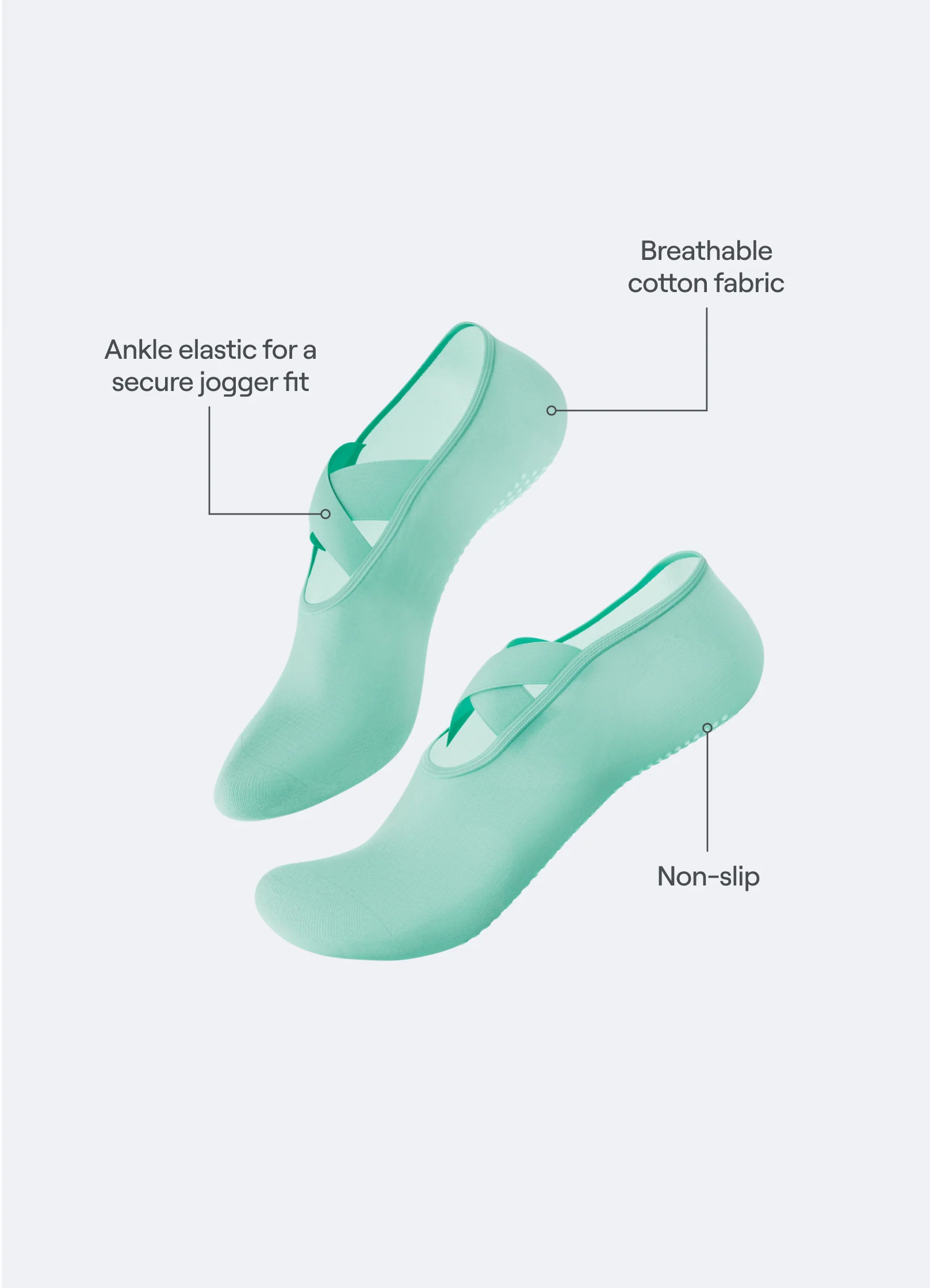 Pilates Non-Slip Socks - Image 2