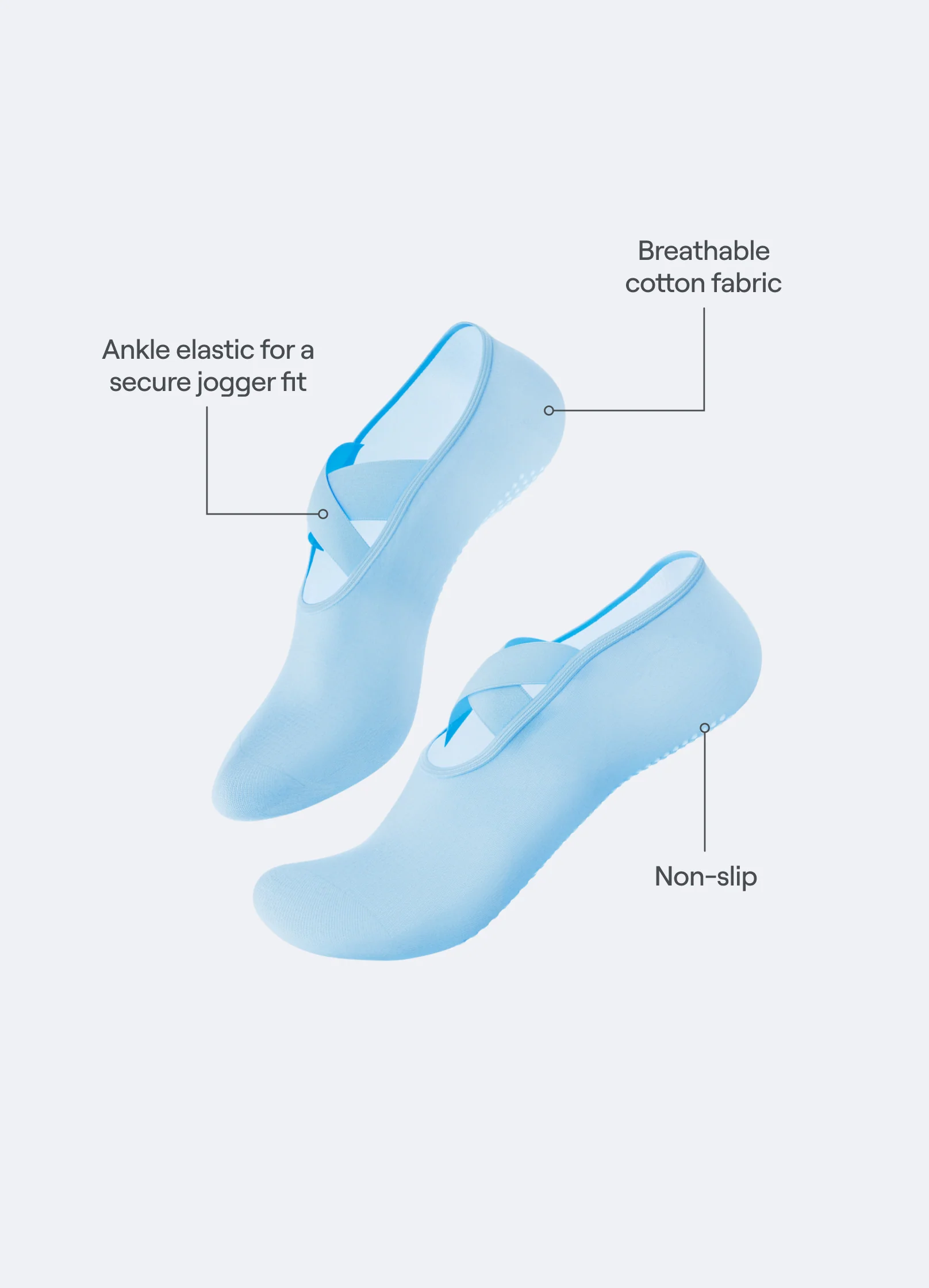 Pilates Non-Slip Socks - Image 2