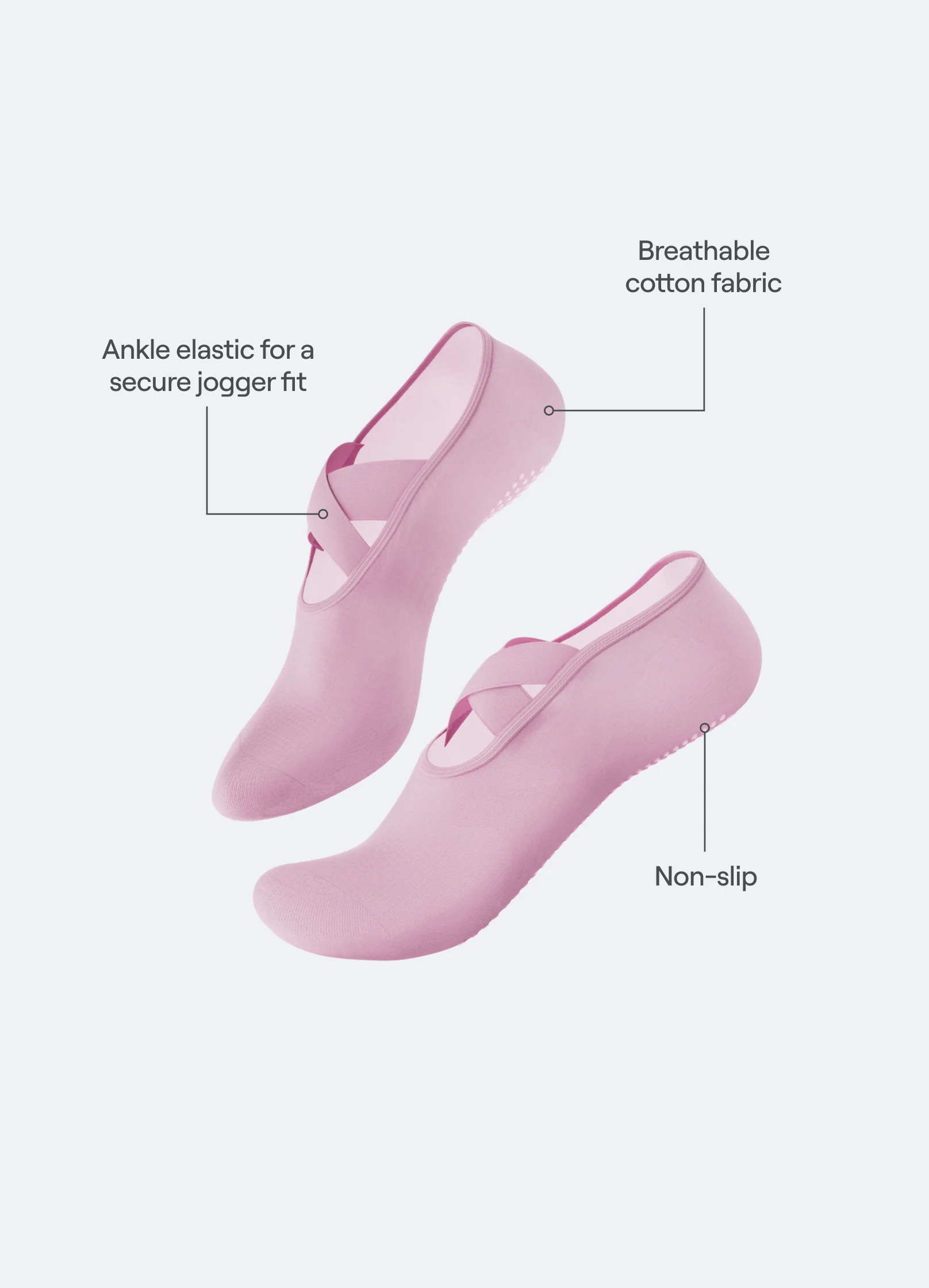 Pilates Non-Slip Socks - Image 2