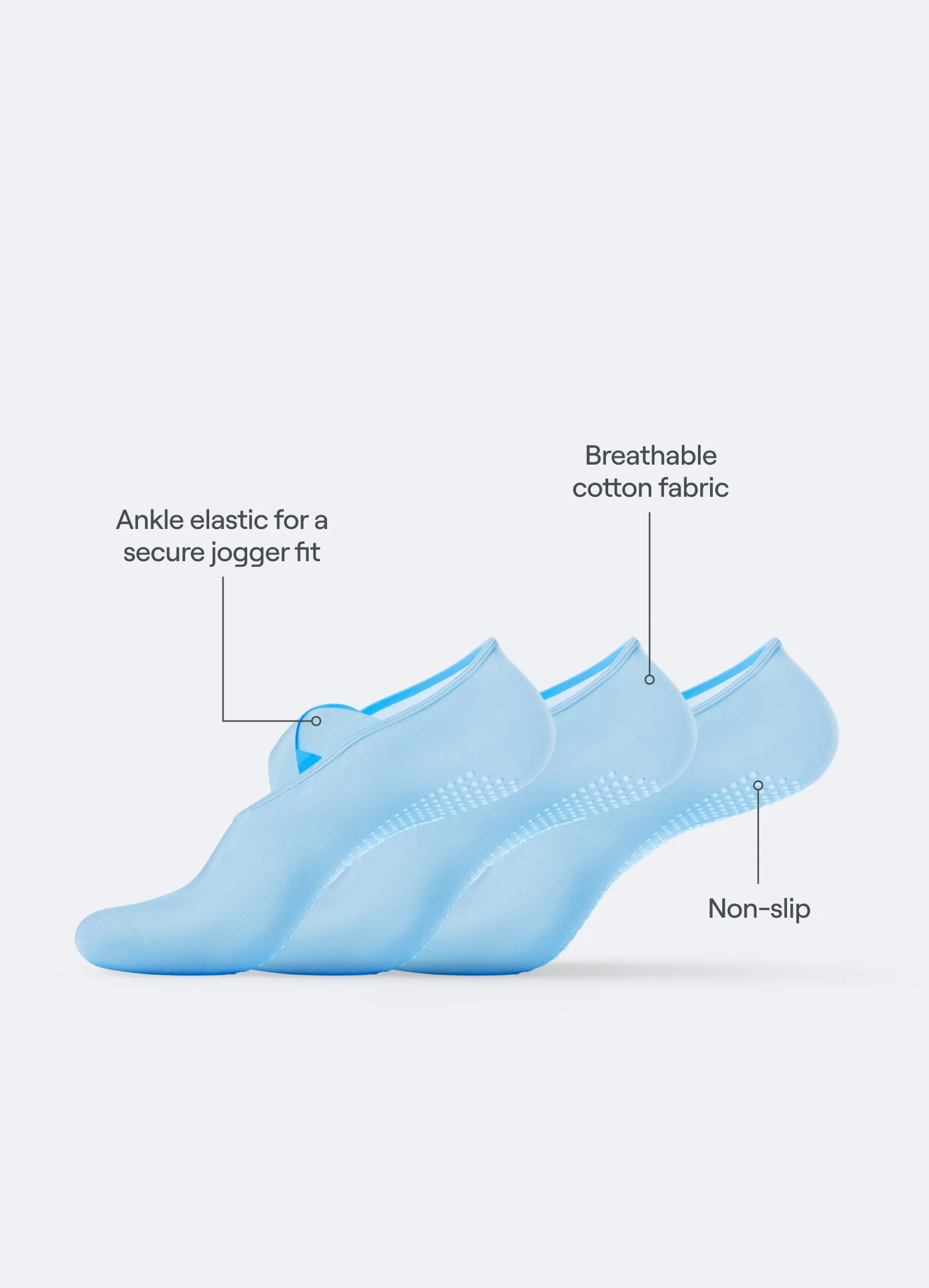 Pilates Grip Socks I 3-PACK - Image 2
