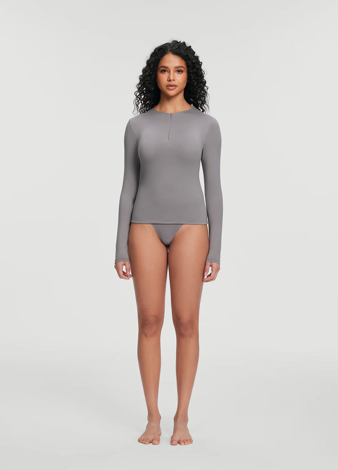 Quarter Zip Long Sleeve Top - Image 5
